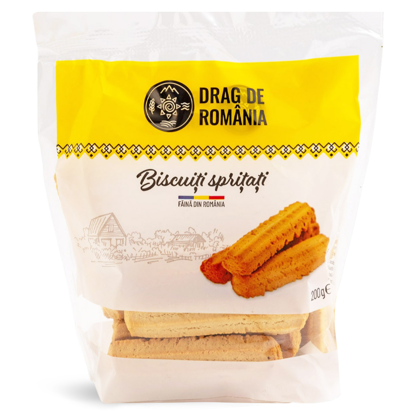 Biscuiți șpritați Drag de România 200g