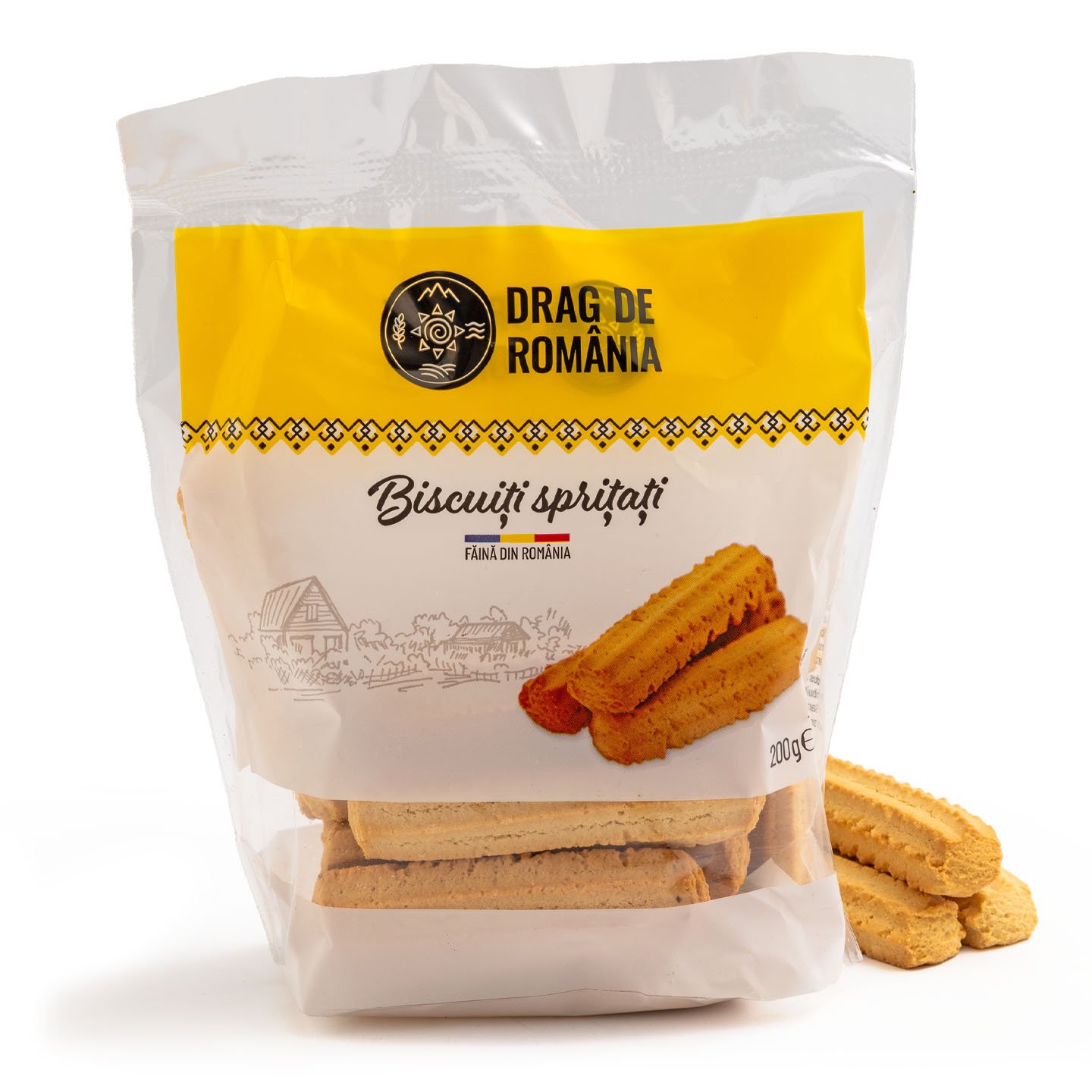 Biscuiți șpritați Drag de România 200g