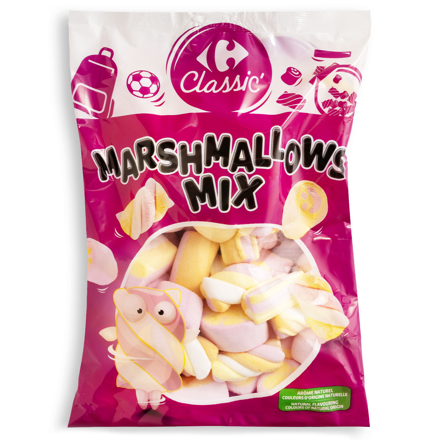 Marshmallows cu vanilie Carrefour 250g