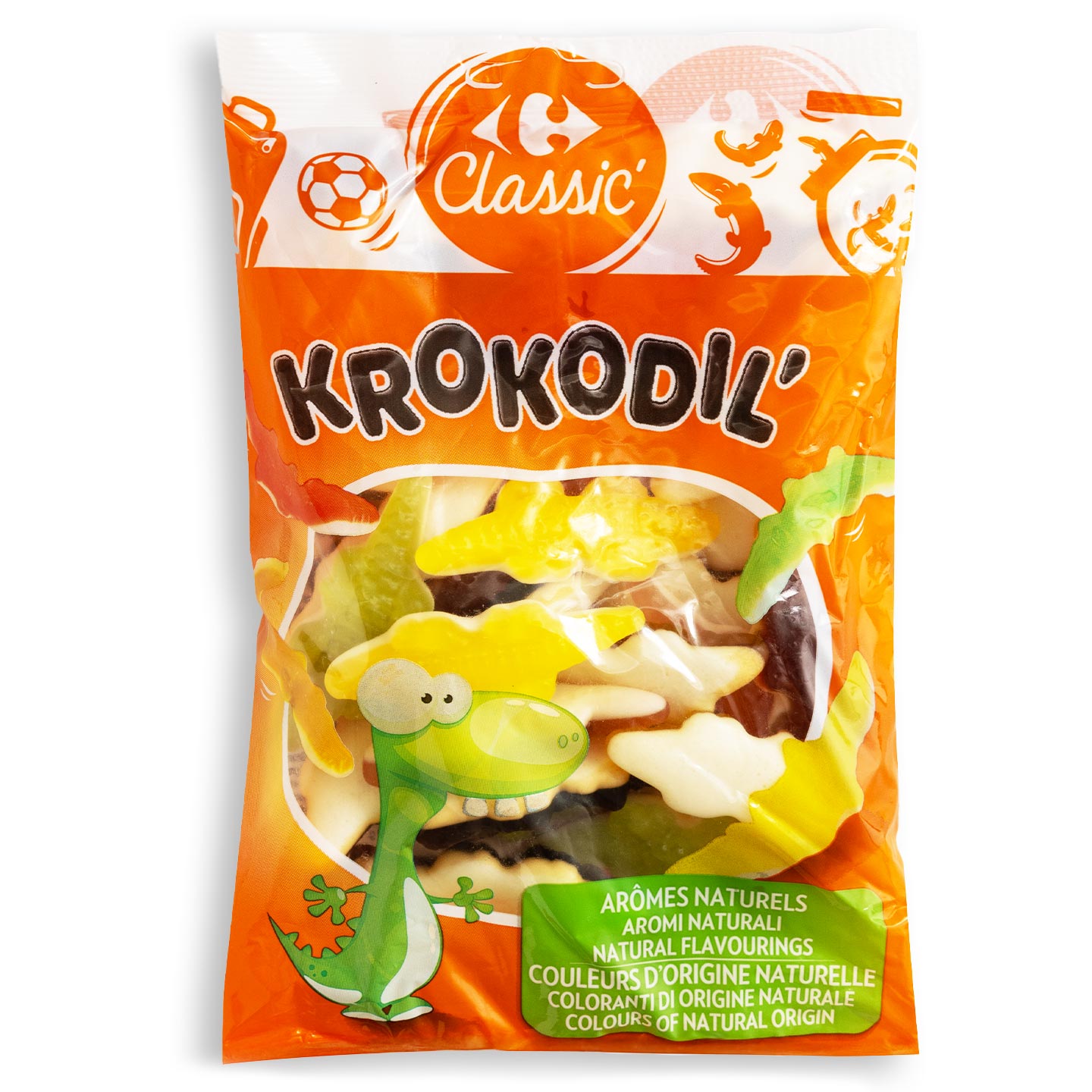 Jeleuri crocodili Carrefour 250g