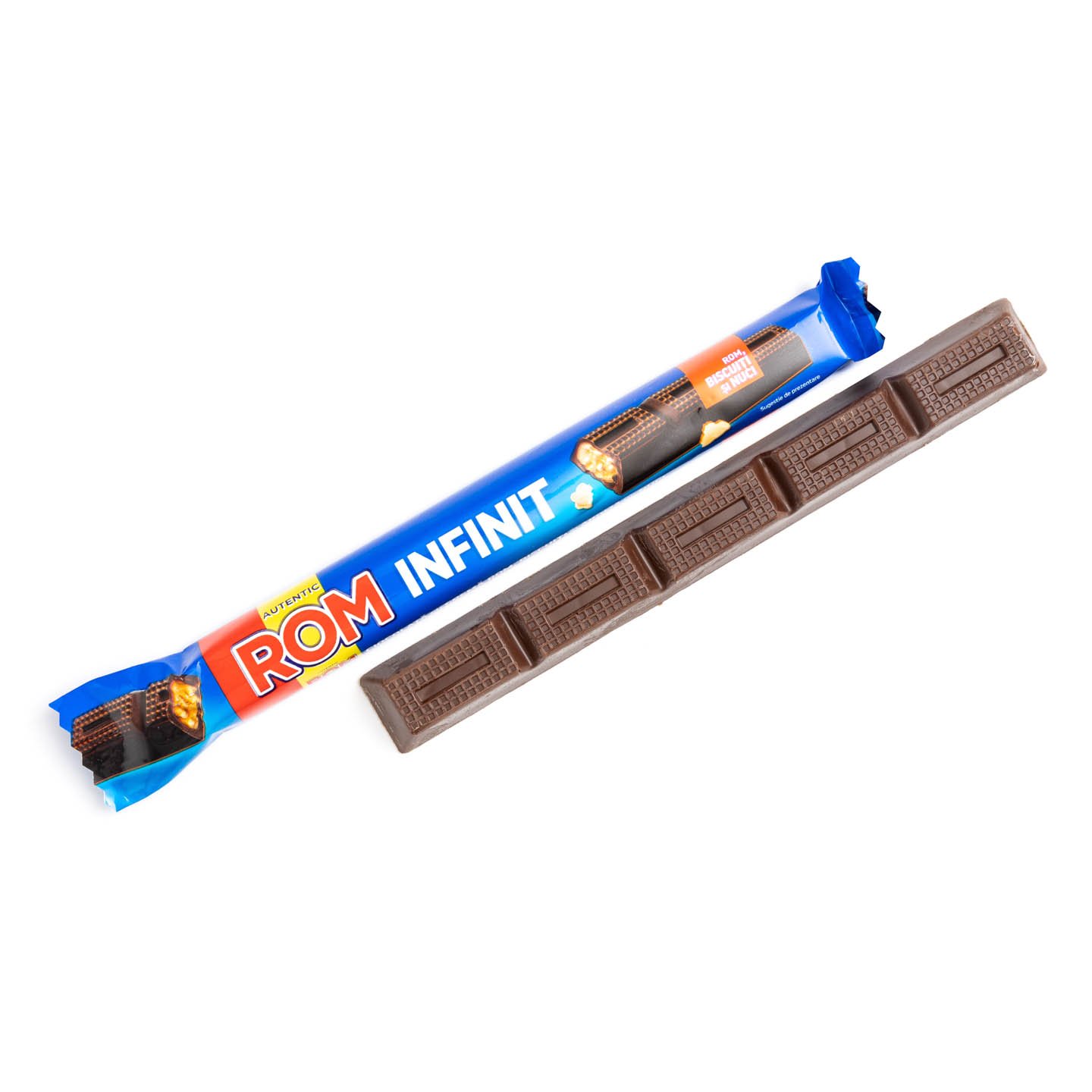 Baton Infinit cu biscuiți și nuci / lapte și cireșe amare Rom 37g / 38g