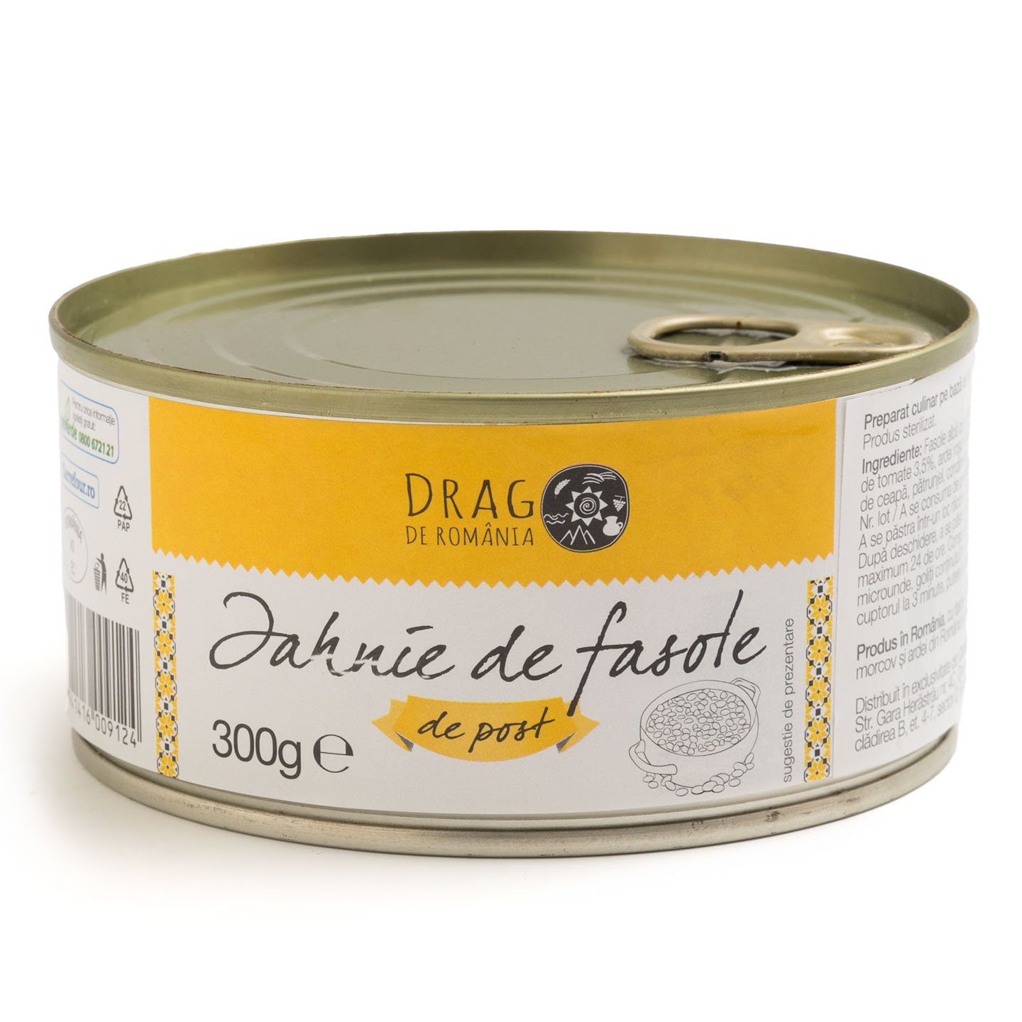 Iahnie de fasole Drag de România 300g