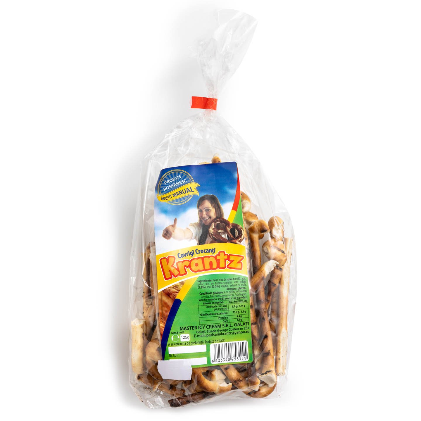 Covrigi crocanți Krantz 125g