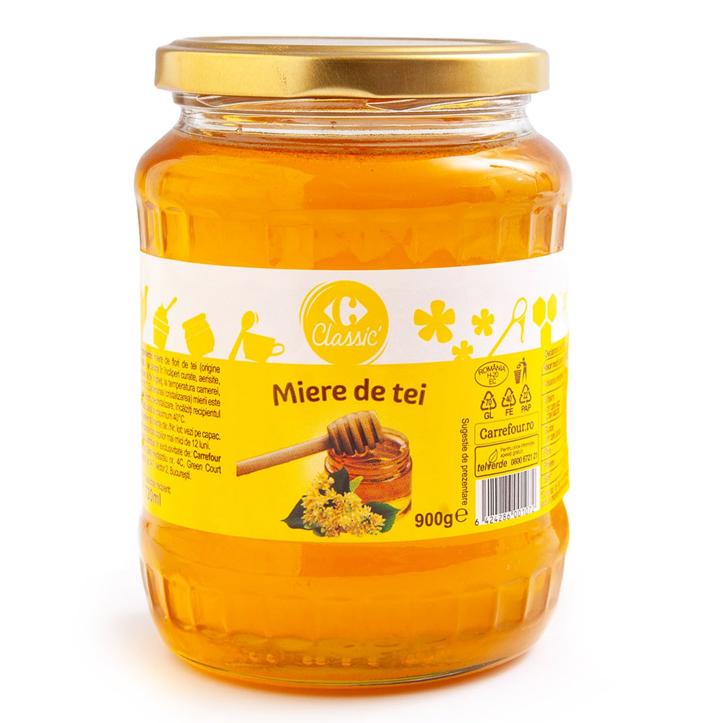 Miere de tei Carrefour Classic 900g