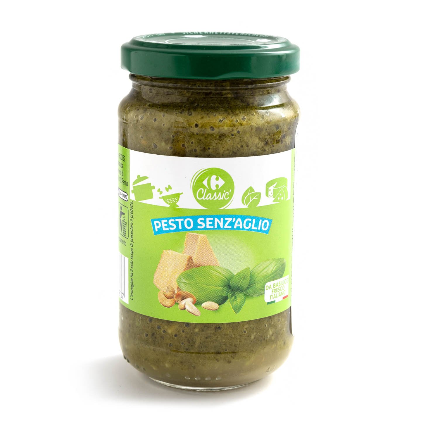 Pesto verde fără usturoi Carrefour 190g