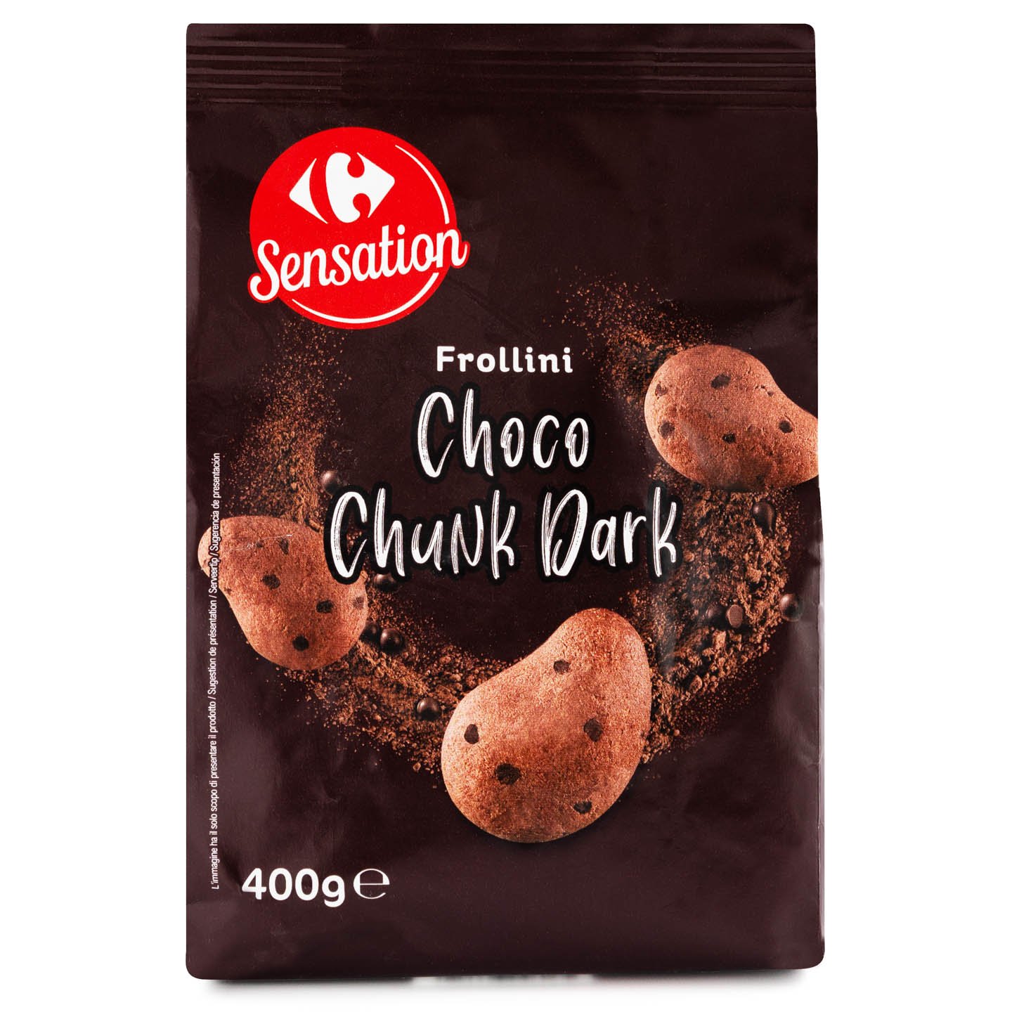 Biscuiți cu ciocolată Carrefour, 400g