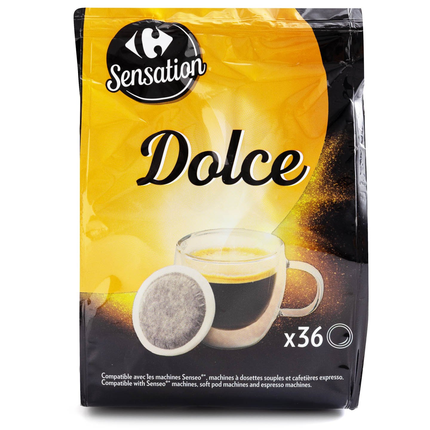Cafea paduri Dolce Carrefour Sensation 252g