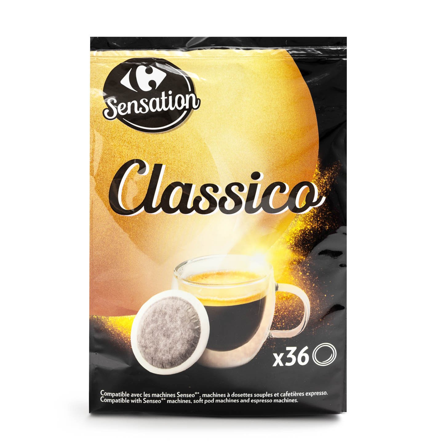 Cafea capsule Classico Carrefour Sensation 252g