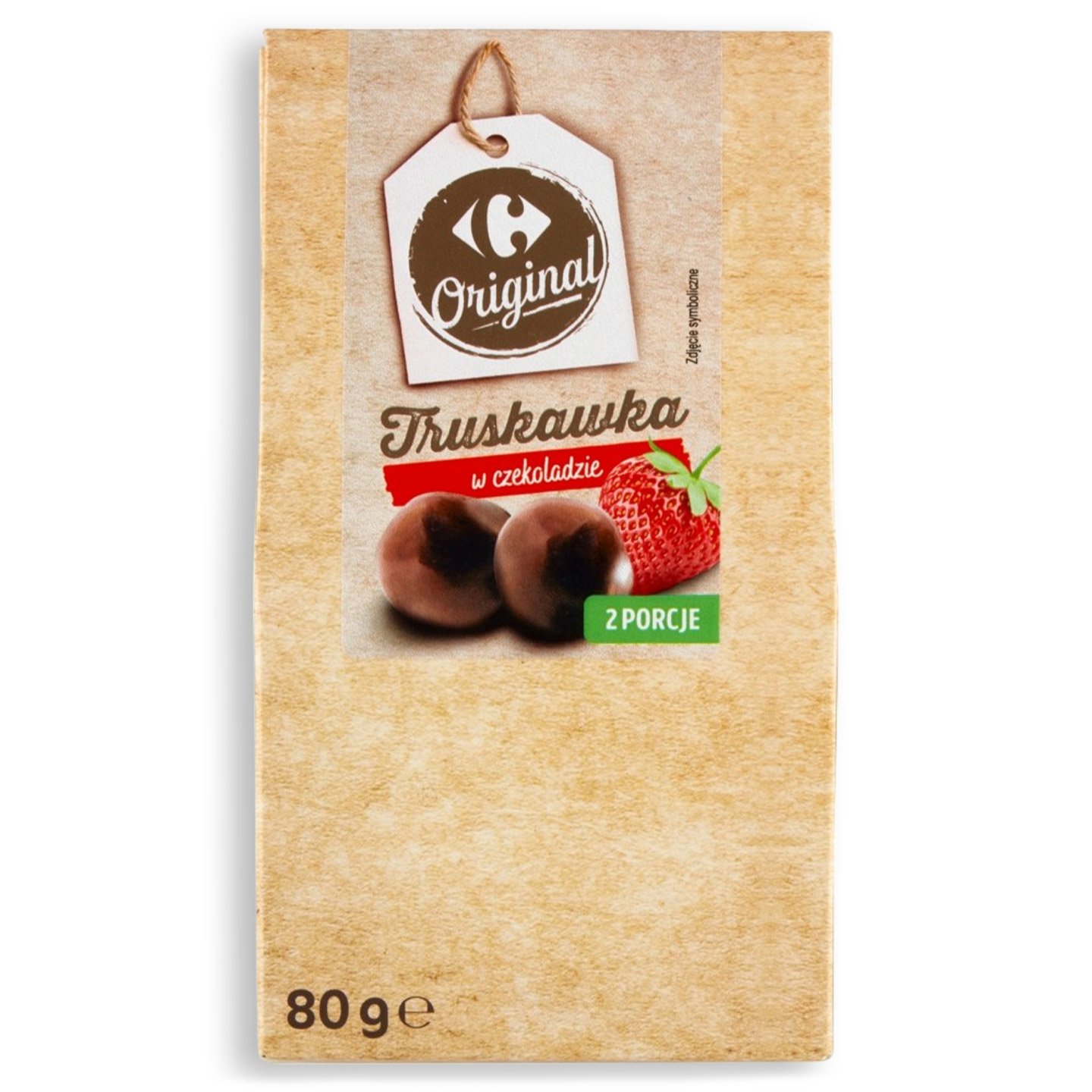 Căpșune in ciocolată Carrefour Original 80g