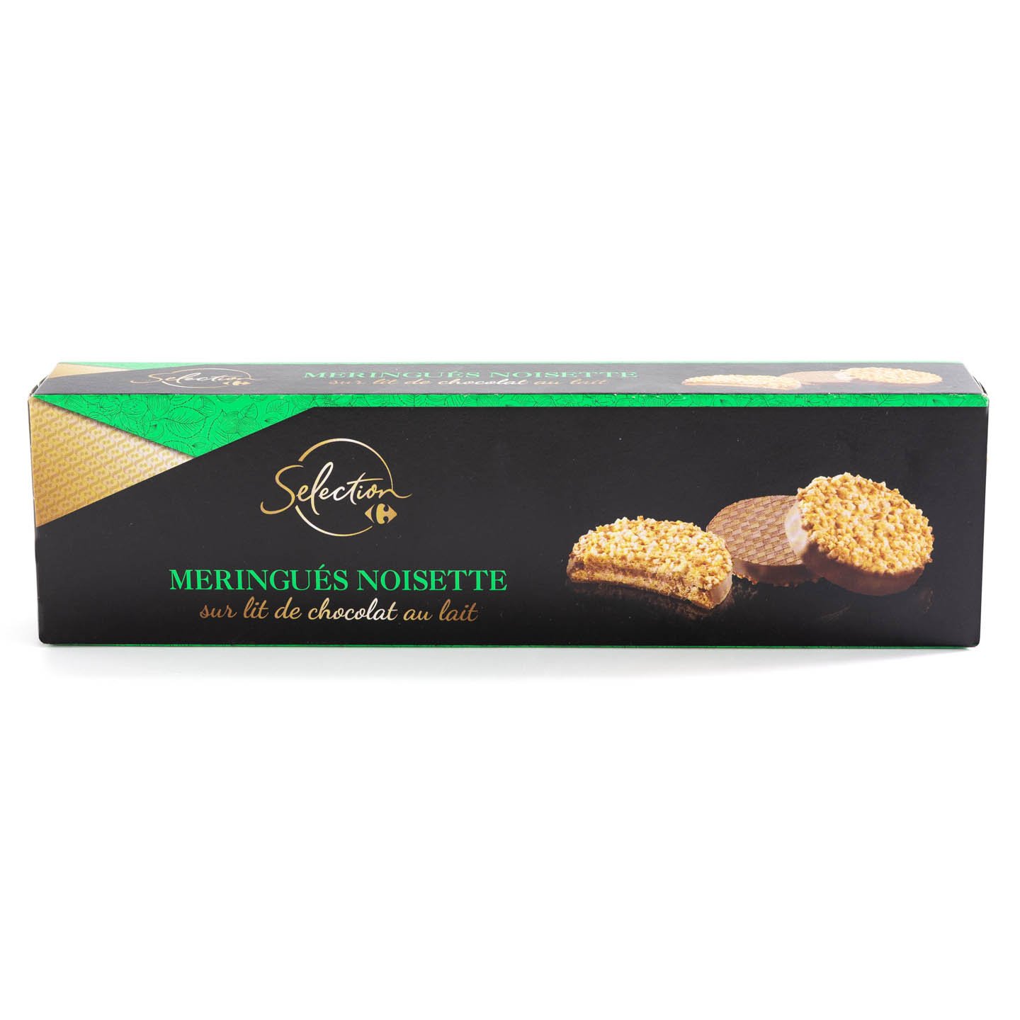 Biscuiti cu bezea si ciocolata Carrefour Selection 100g