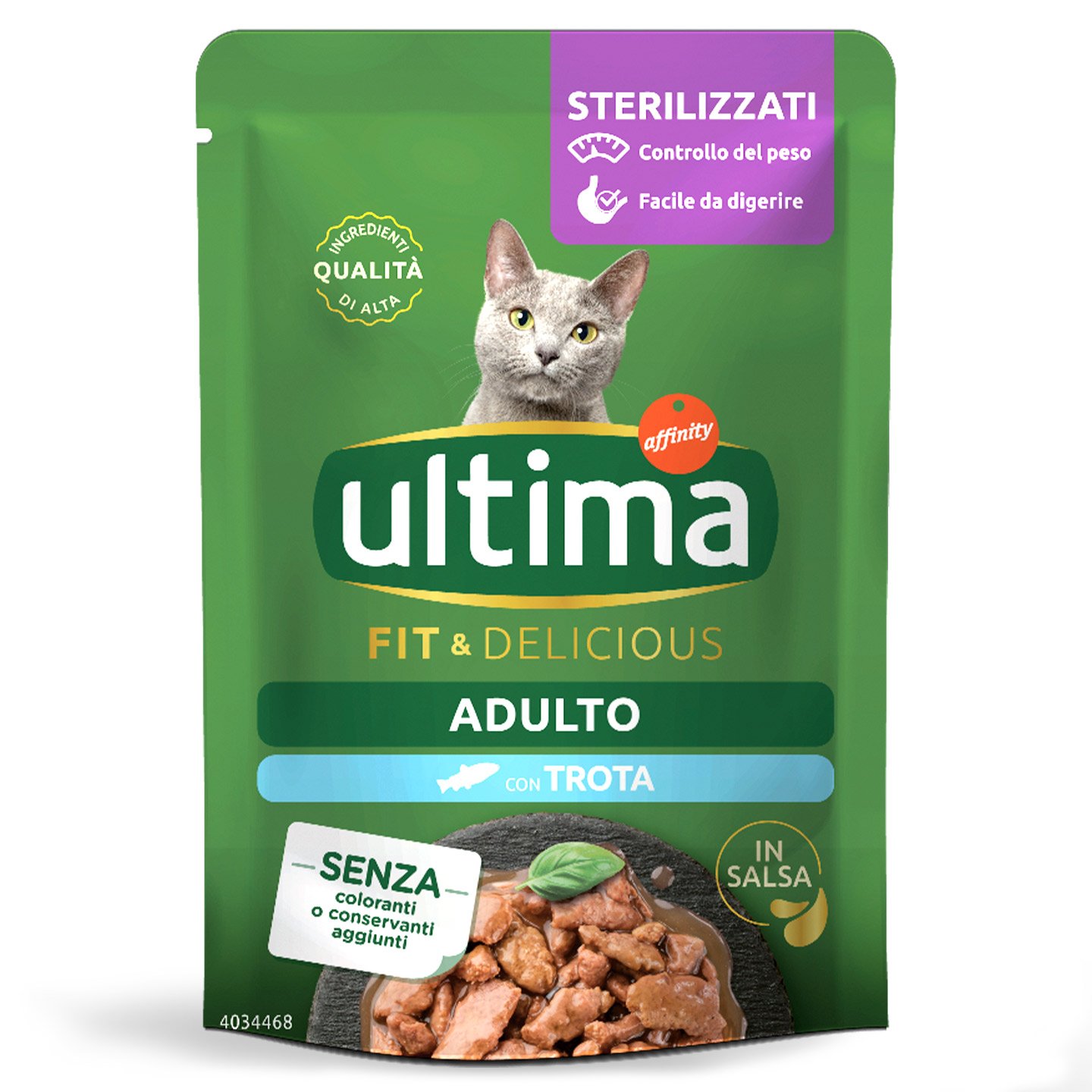 Hrană umedă pentru pisici Ultima 85g