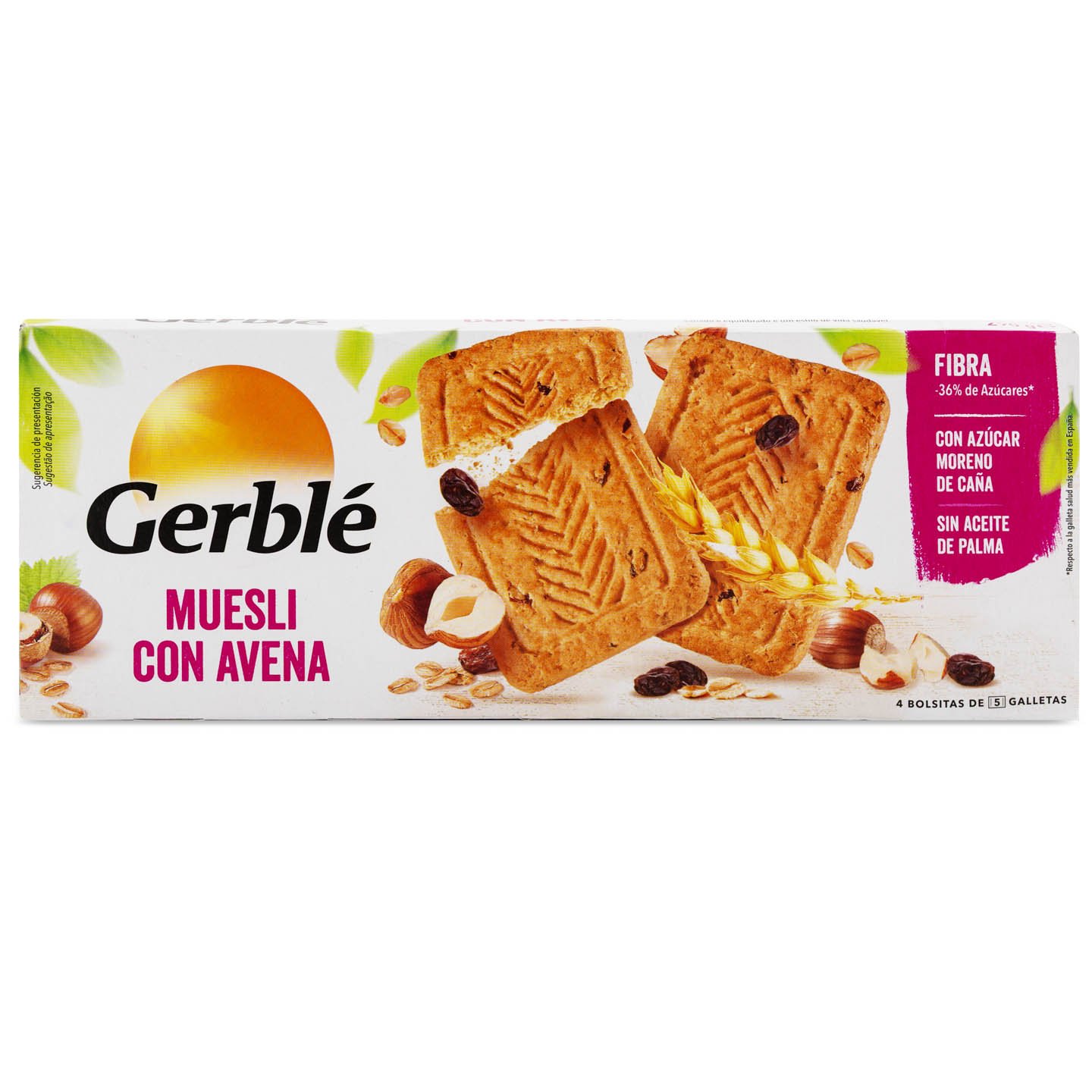 Biscuiți dietetici musli cu ovăz Gerble 270 g