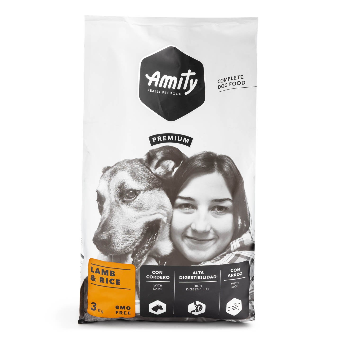 Hrană uscată pentru câini Amity, 3kg