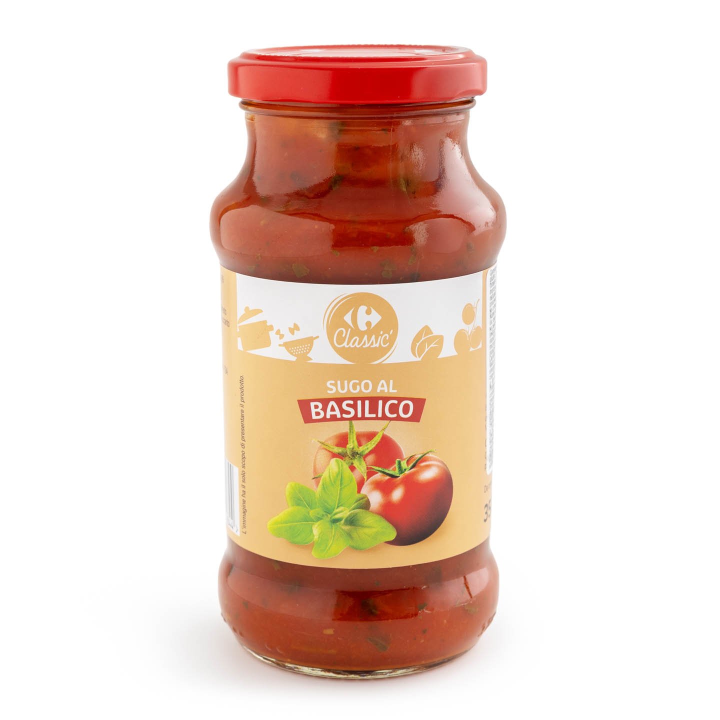 Sos de rosii si busuioc 350g Carrefour