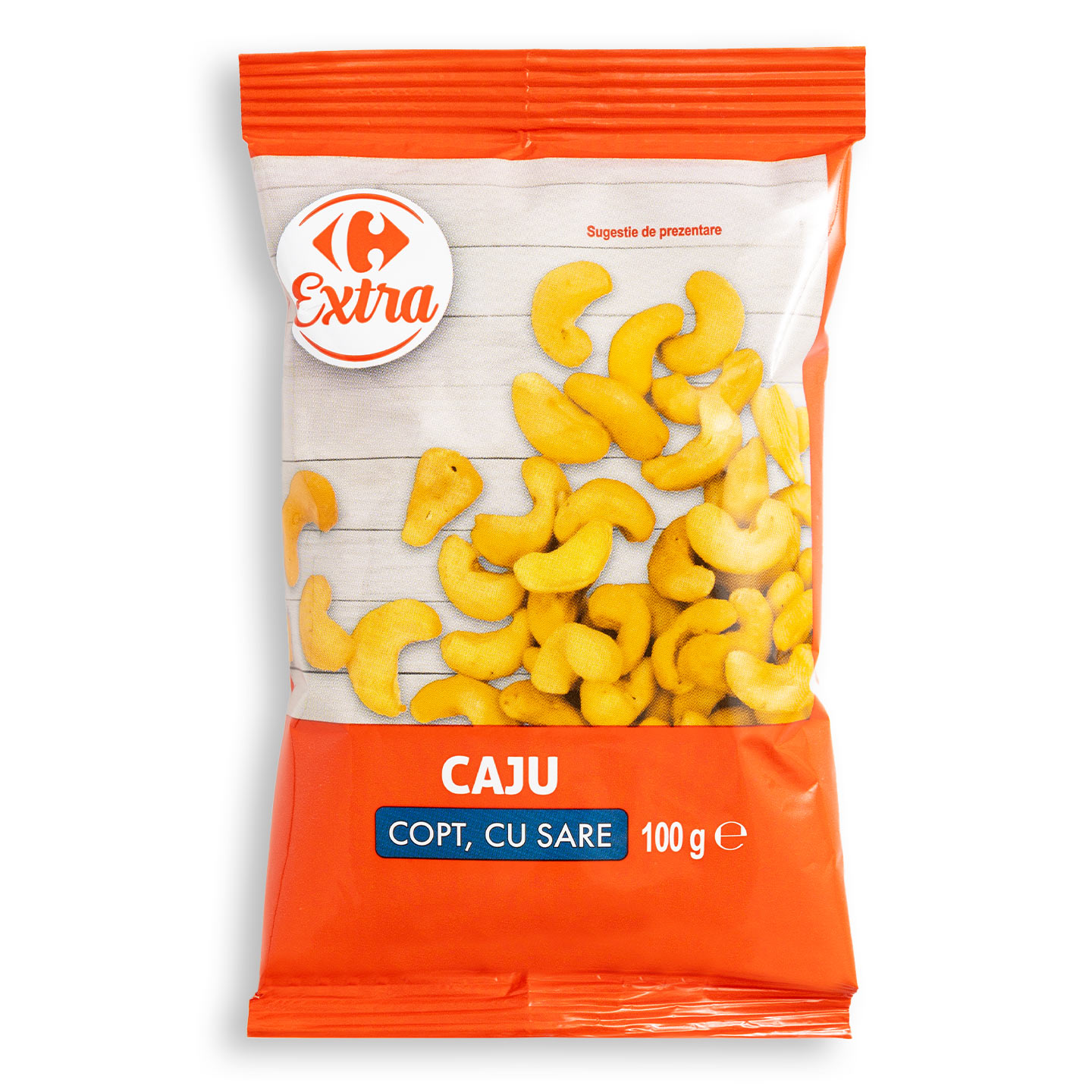 Caju copt cu sare Carrefour Extra 100g