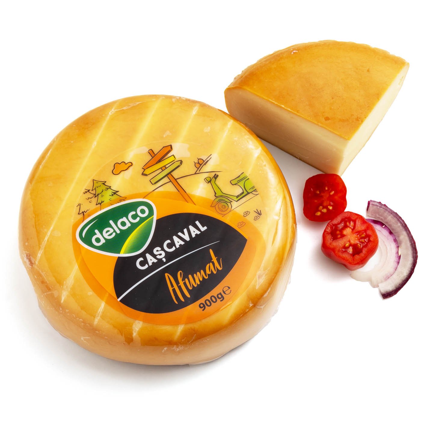 Cașcaval afumat Delaco 900g