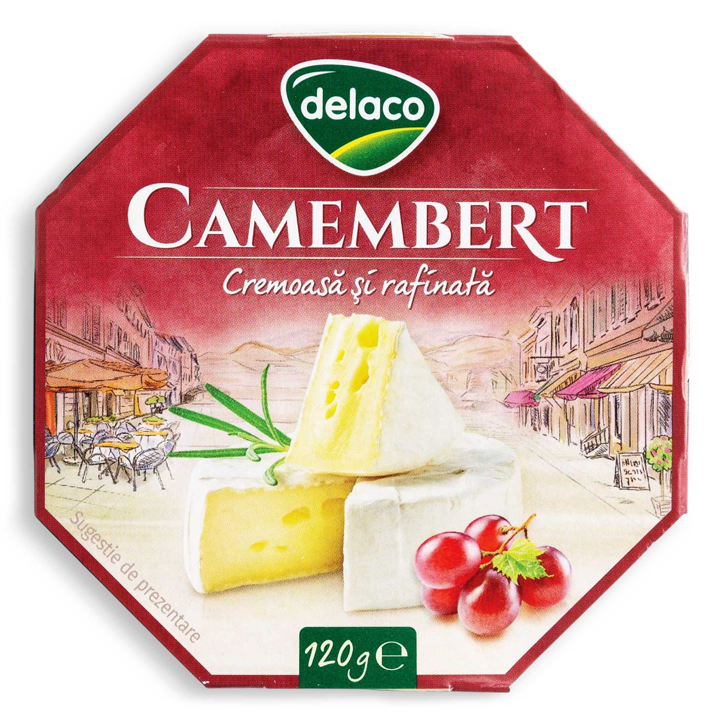 Brânză camembert Delaco 120g