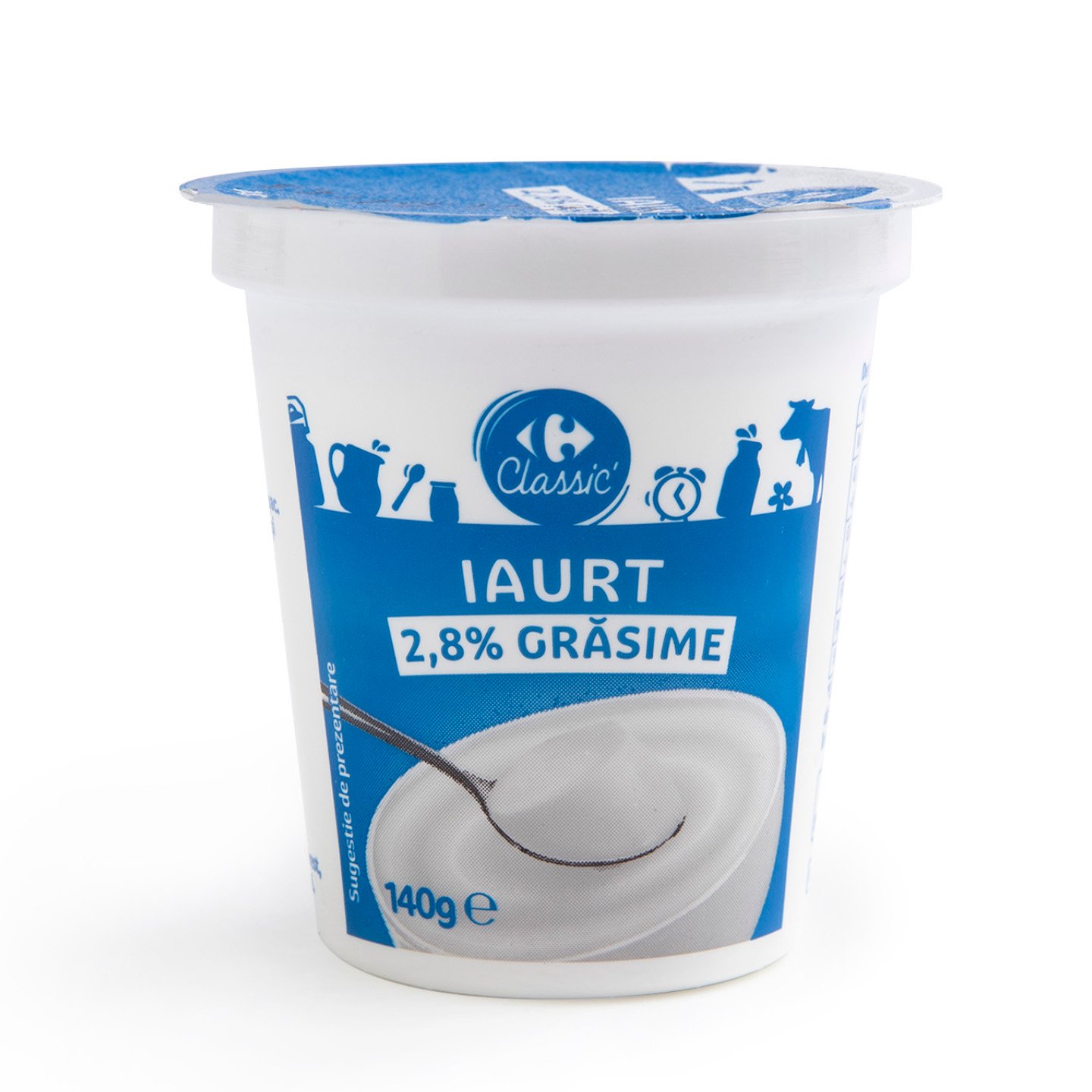 Iaurt 2.8% grăsime Carrefour Classic 140g