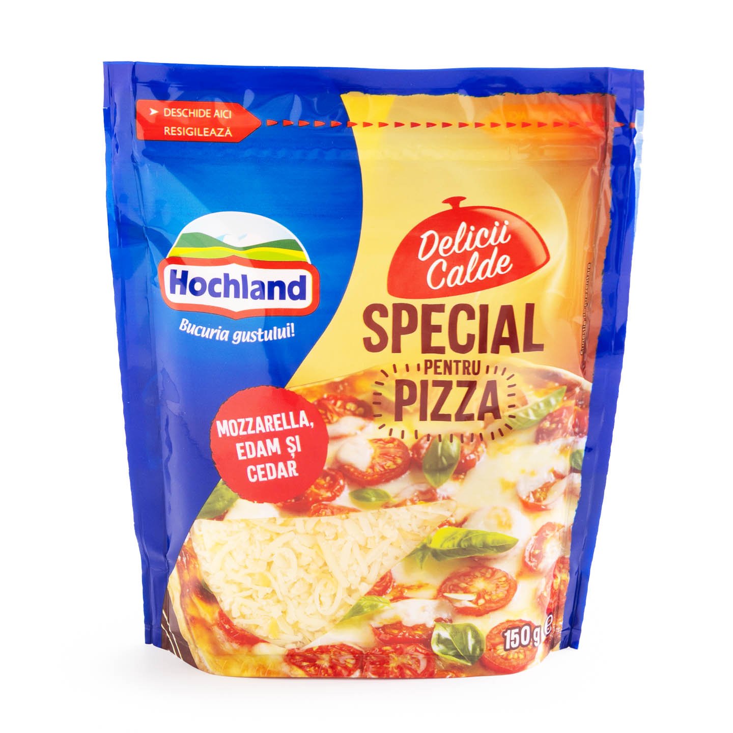Brânză rasă pentru pizza Delicii Calde Hochland 150g
