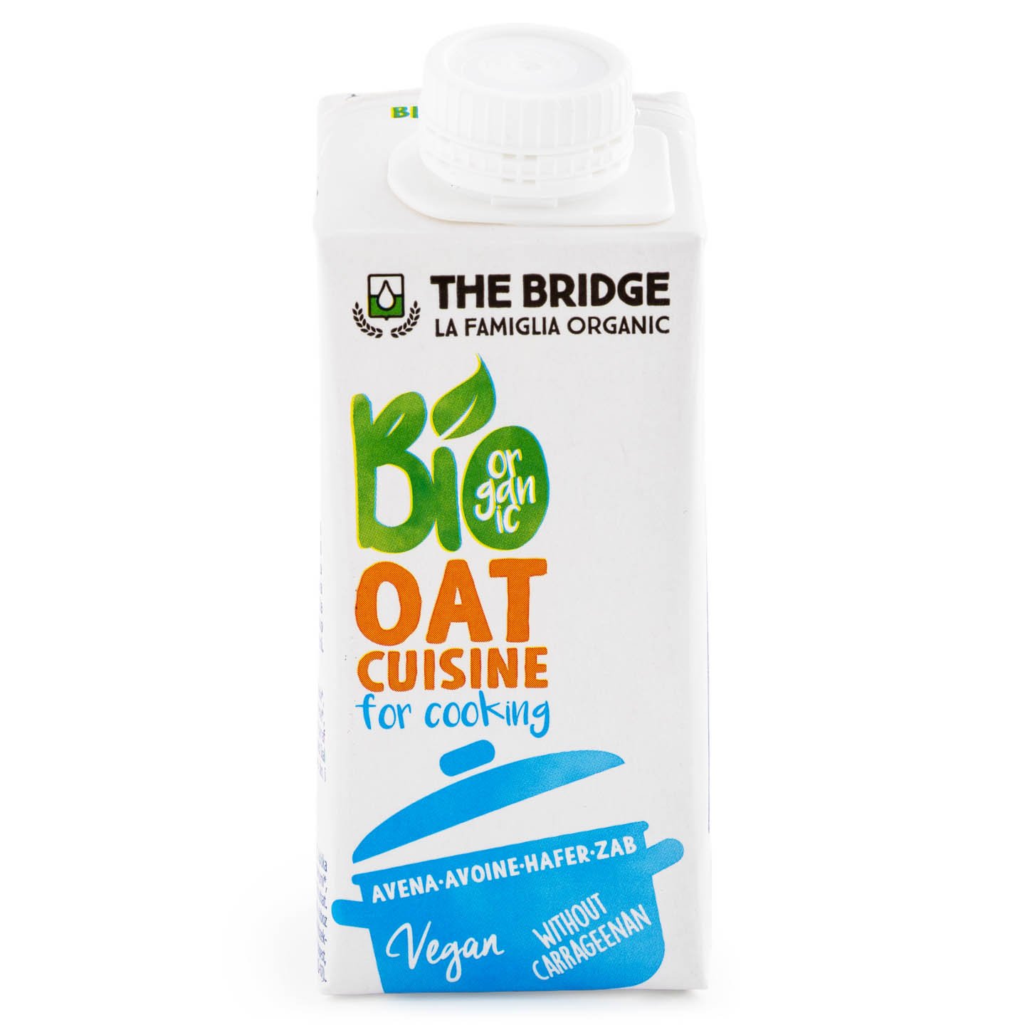 Cremă Bio vegetală din ovăz The Bridge, 200 ml