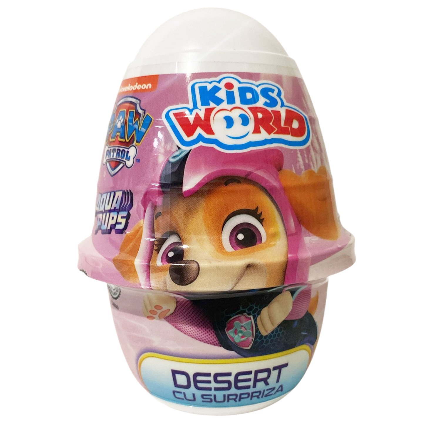 Budincă ou cu surprize Kidsworld 70g