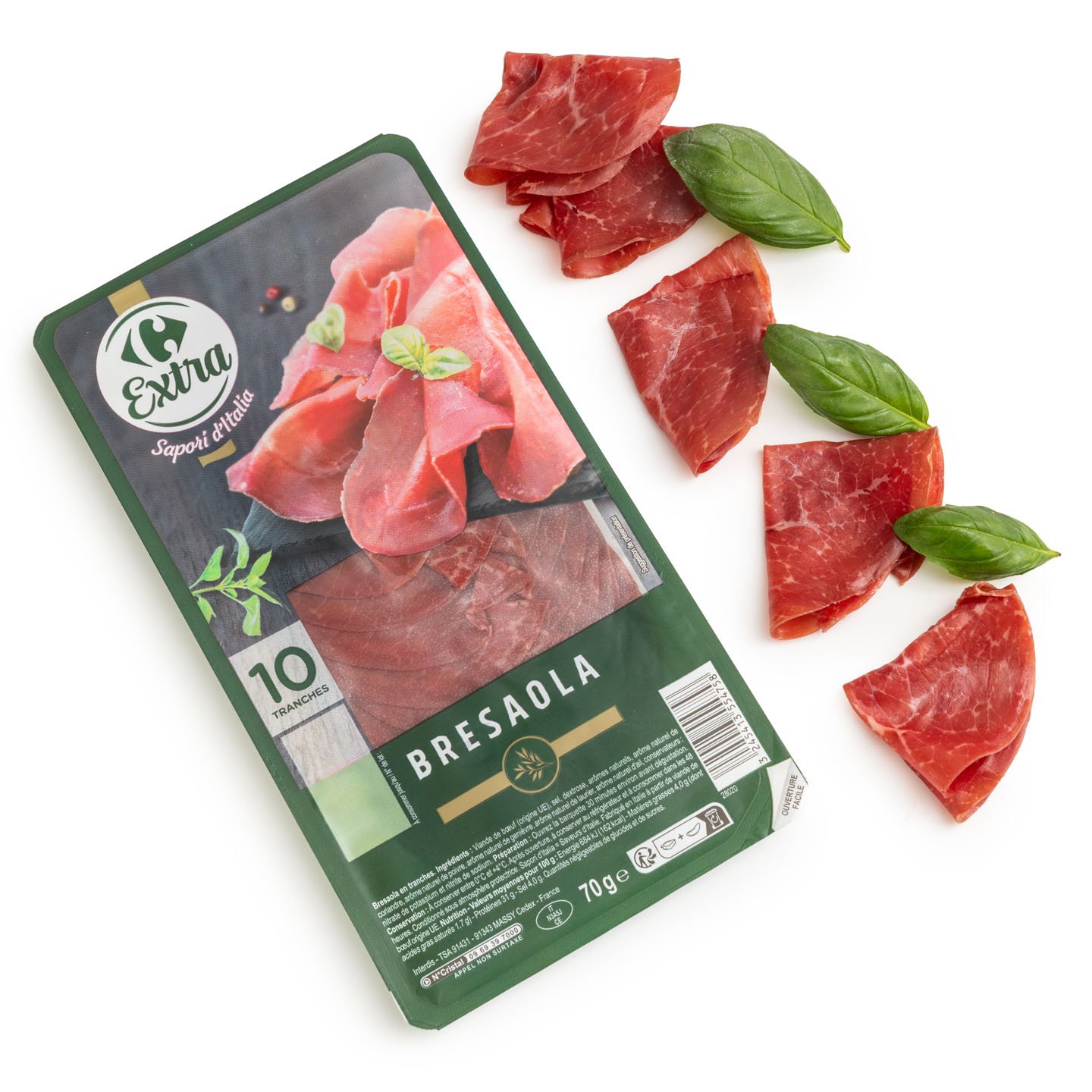 Bresaola Carrefour Extra 70g