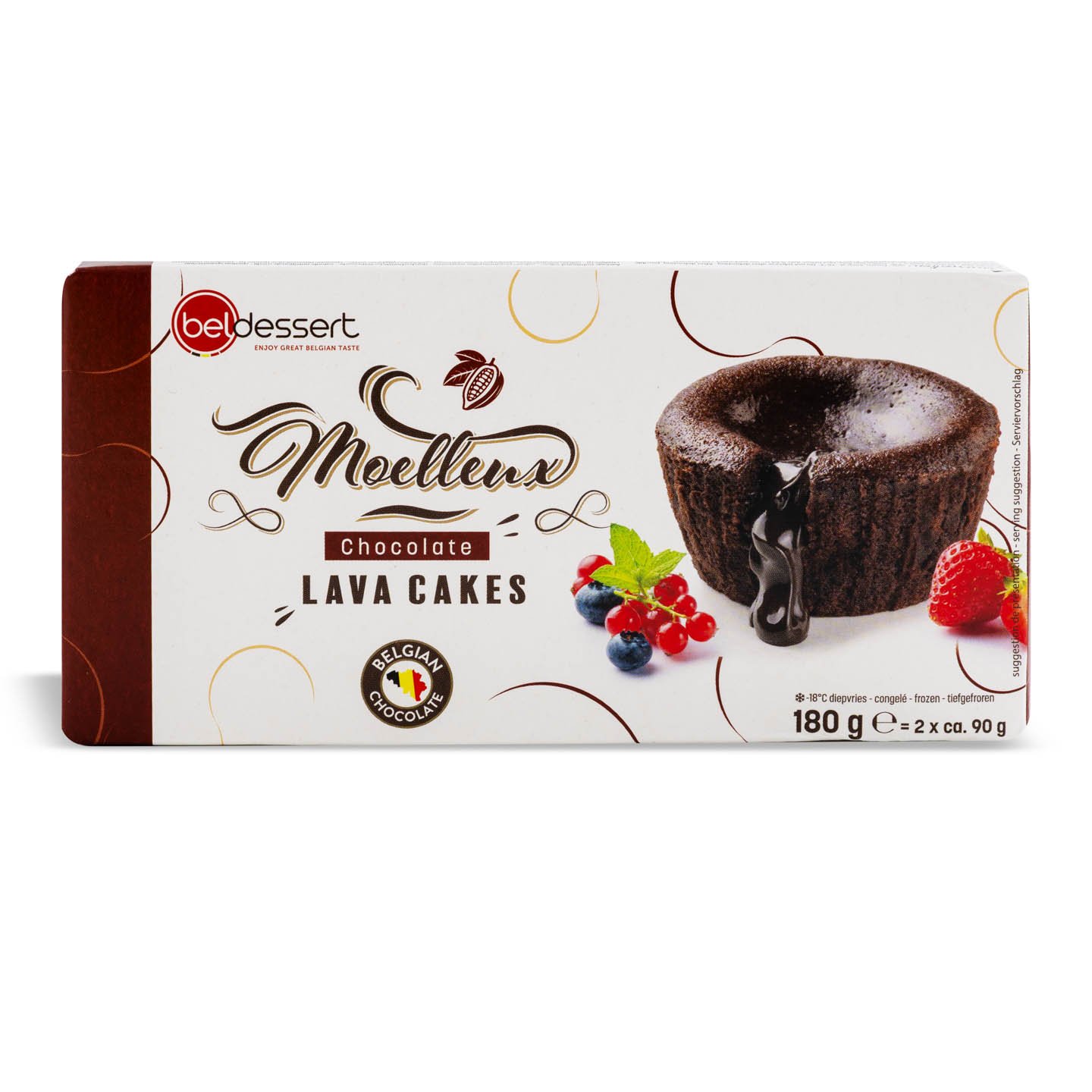 Lava cake ciocolată Beldessert 180g 