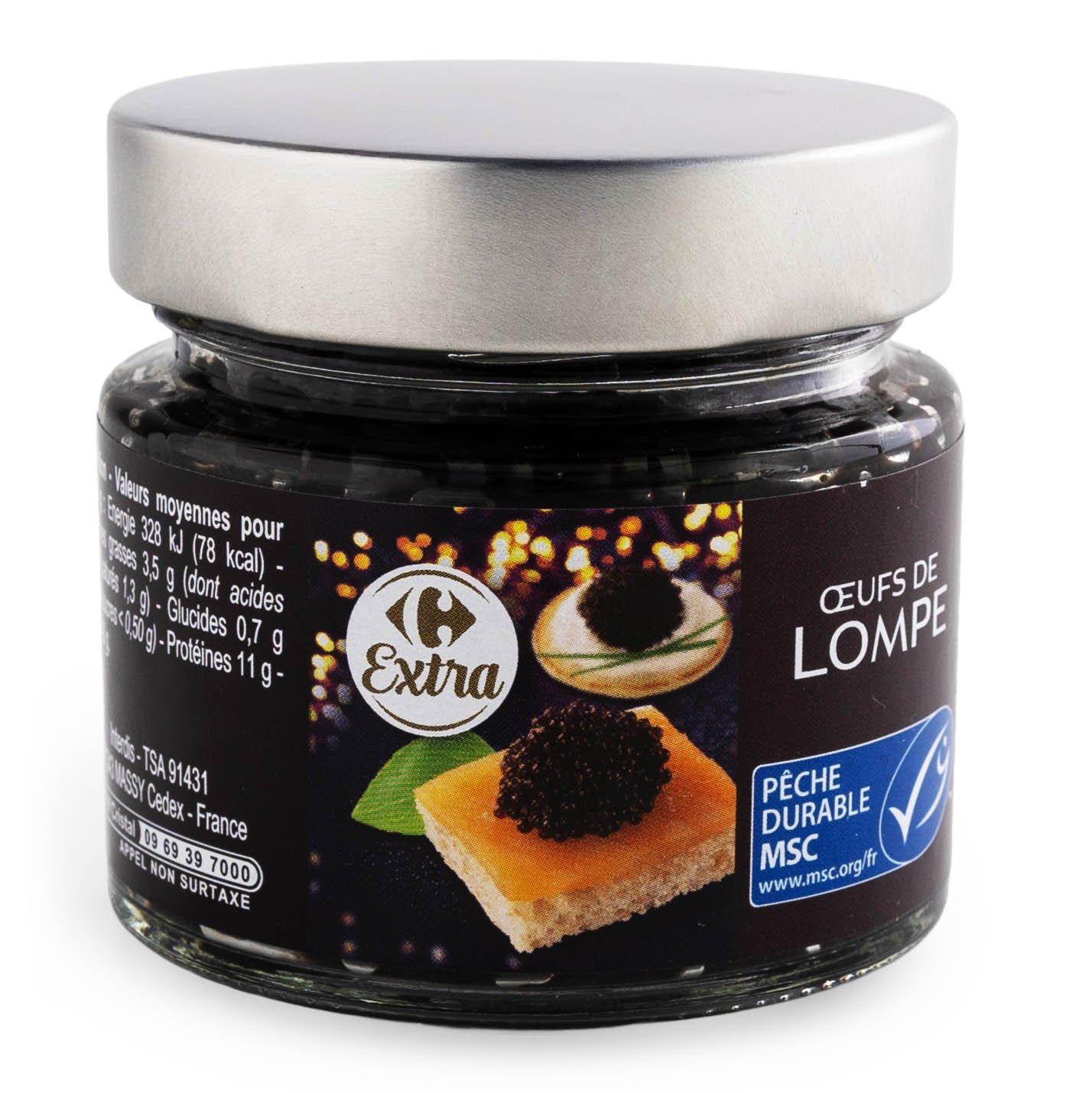 Icre Lumpfish Carrefour 80g 