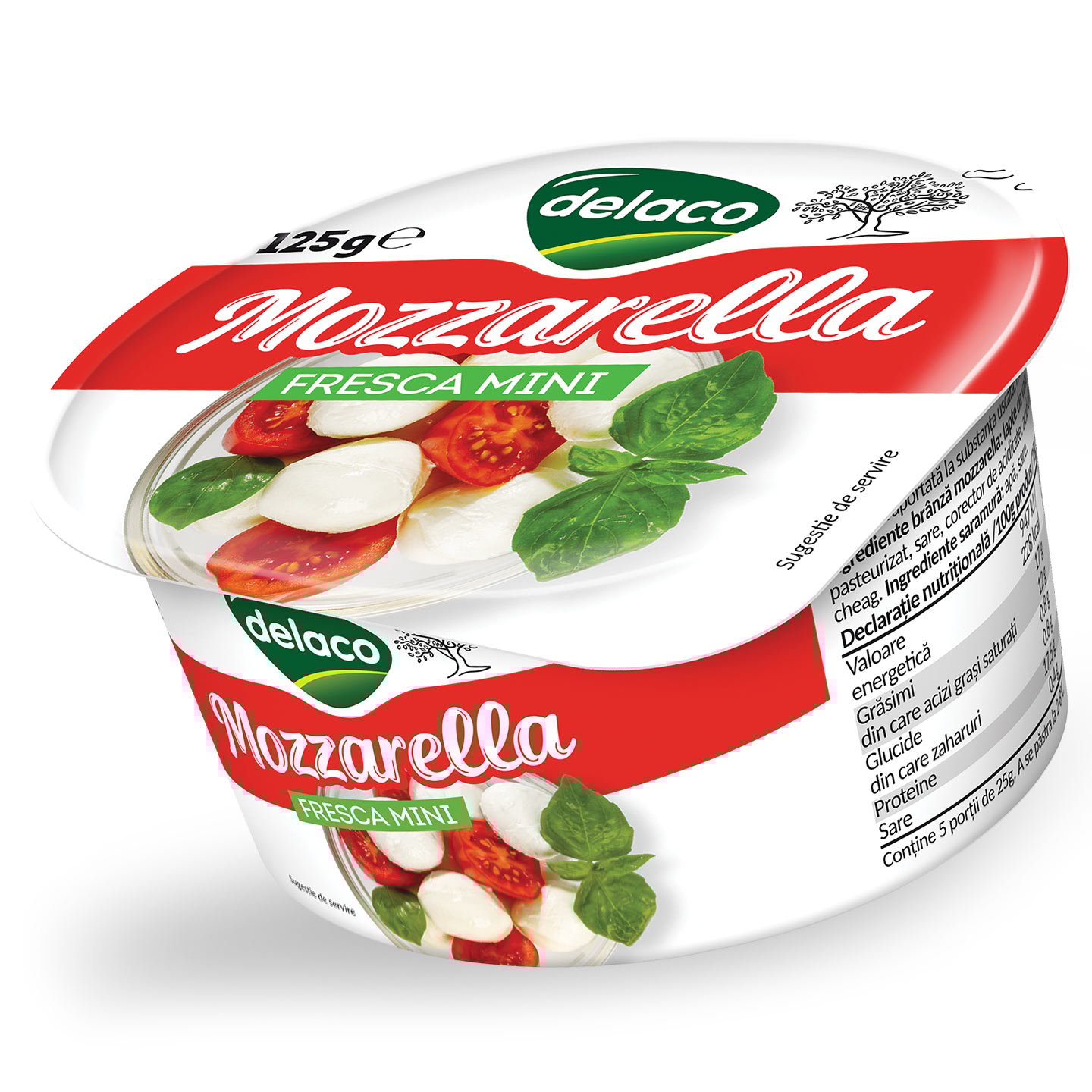 Mozzarella mini Delaco 125 g