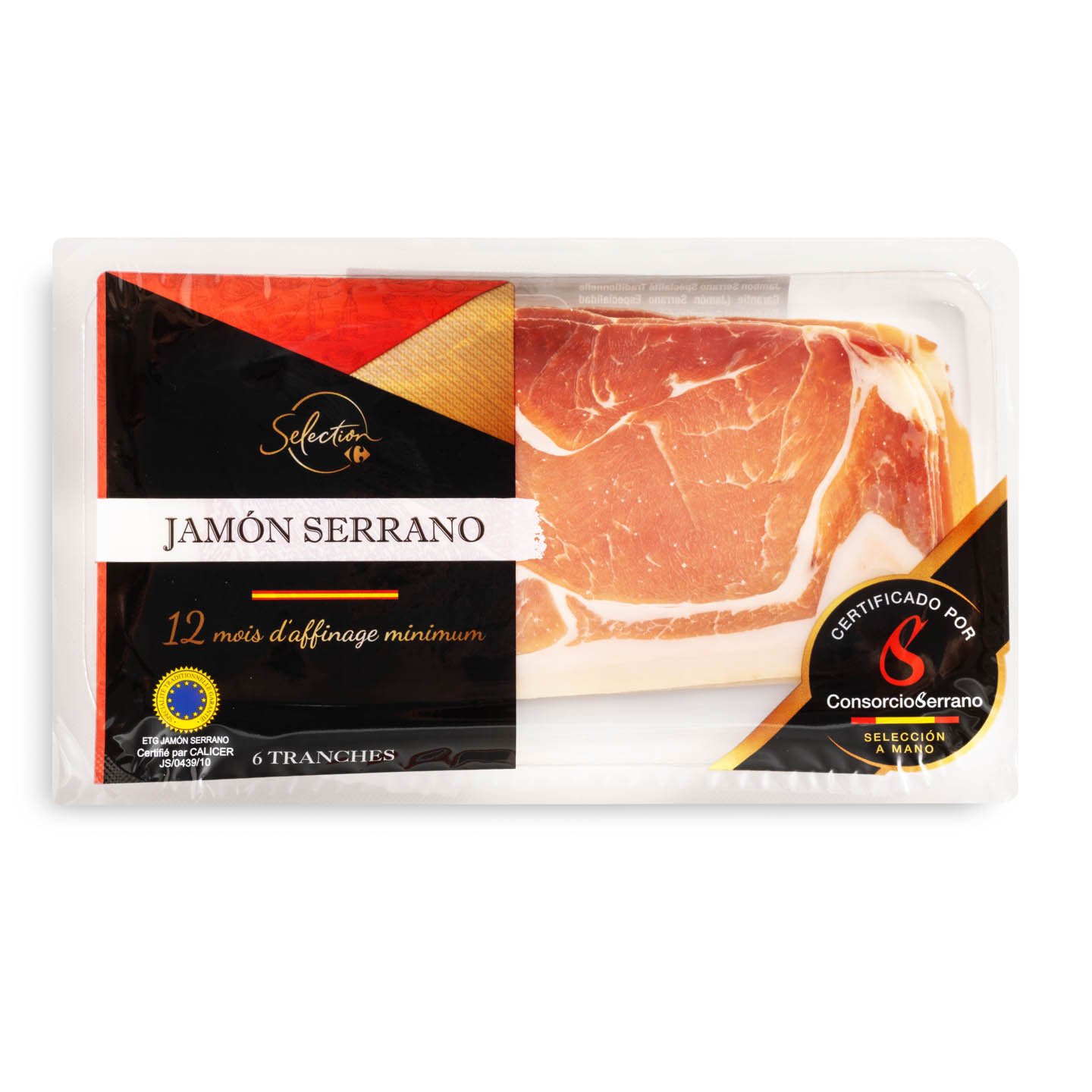 Jambon Serrano Carrefour Selection 80g