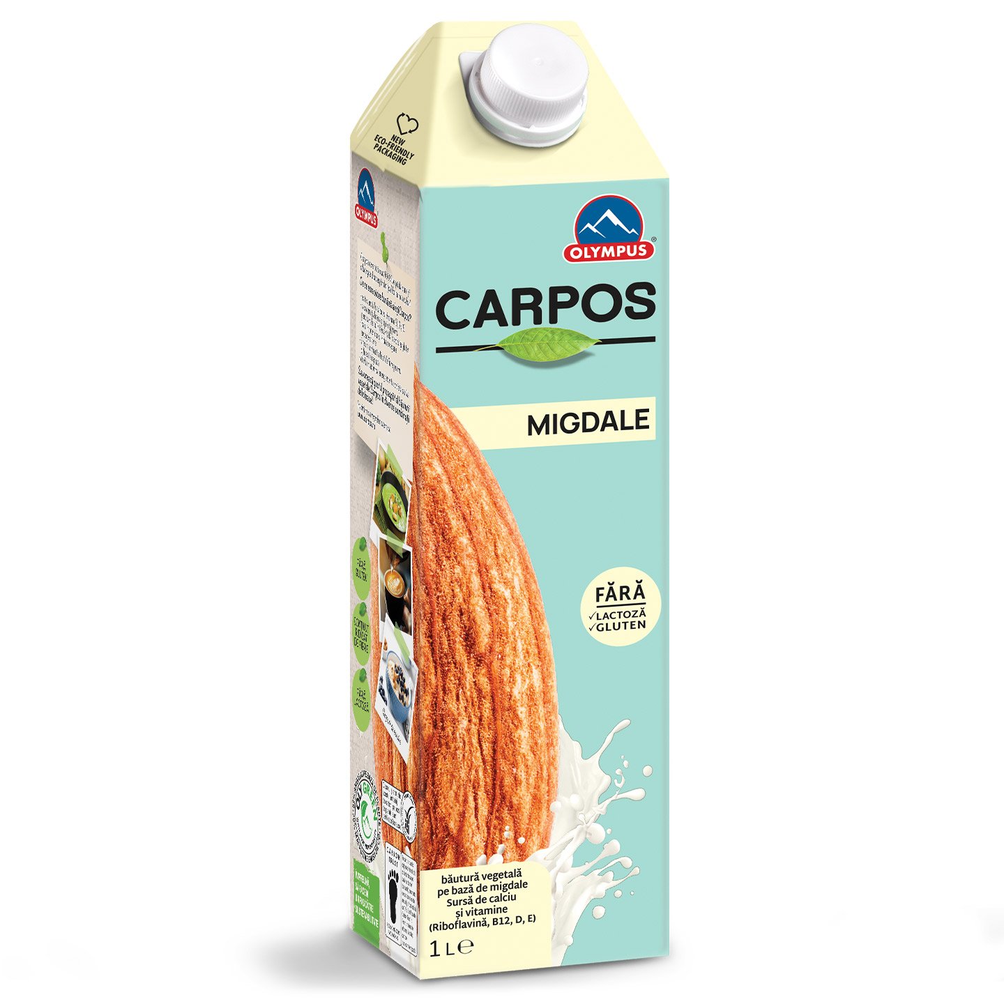 Băutură migdale / migdale fără zahăr Carpos Olympus 1L