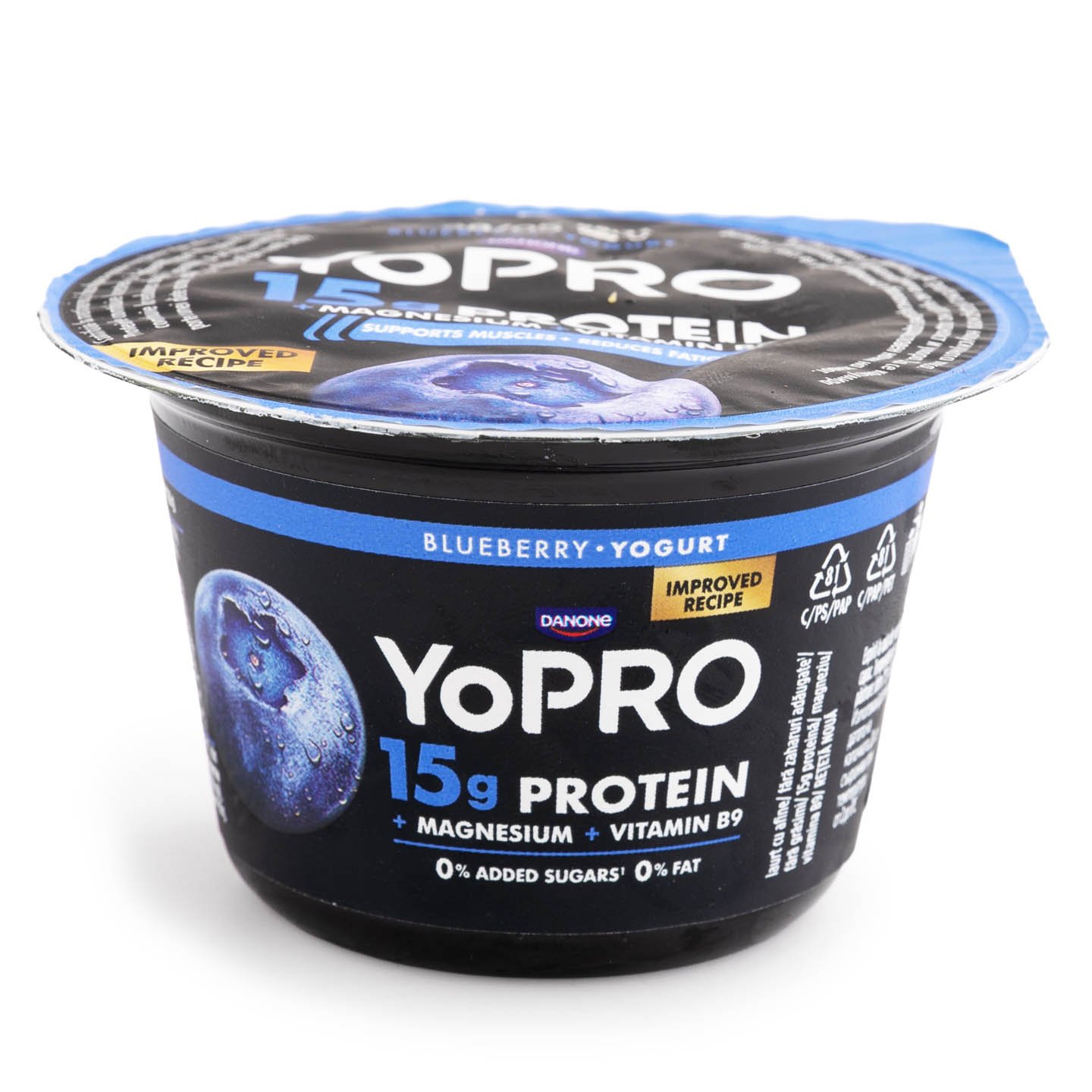 Iaurt cu proteine și afine / banane / stracciatella / capșune Yopro 160g