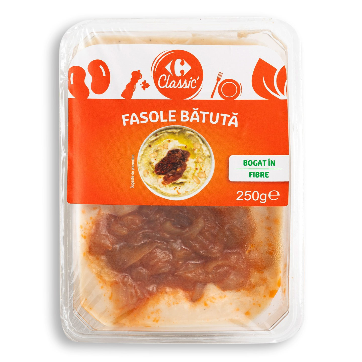 Fasole bătută Carrefour Classic 250g