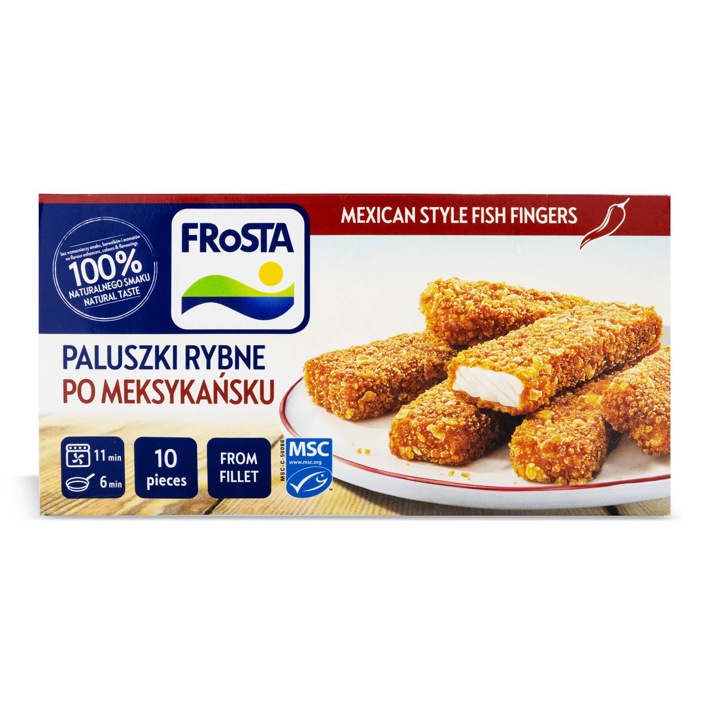 Fish Fingers mexican Frosta 250g