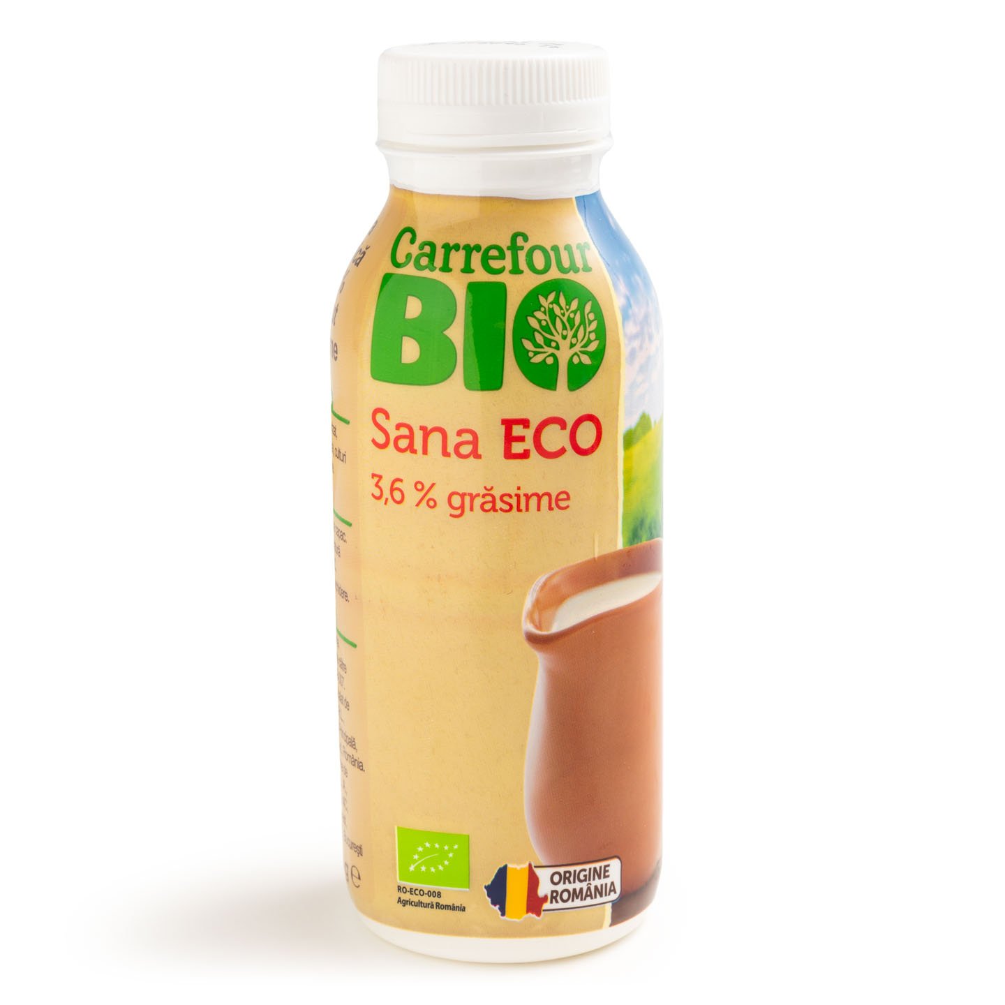 Sana ecologică, 3.6% grăsime Carrefour Bio 330g