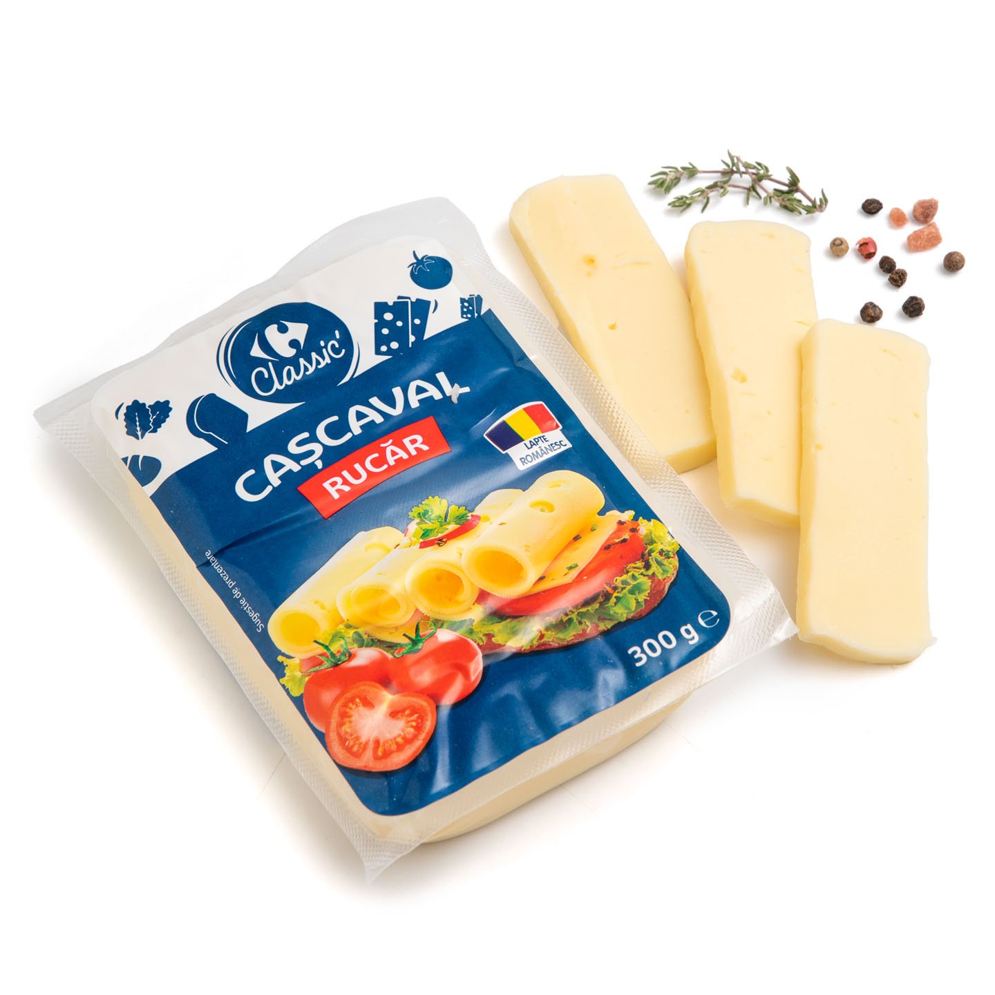 Cașcaval Rucăr Carrefour Classic 300g