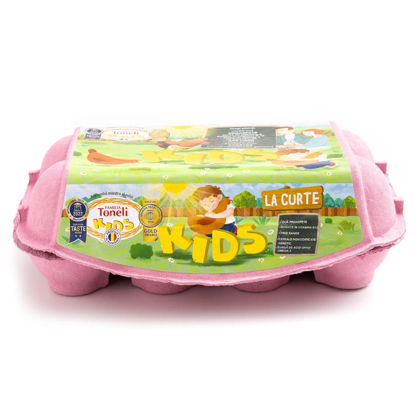 Ouă mărimea L, cod 1 Toneli Kids 8 bucăți