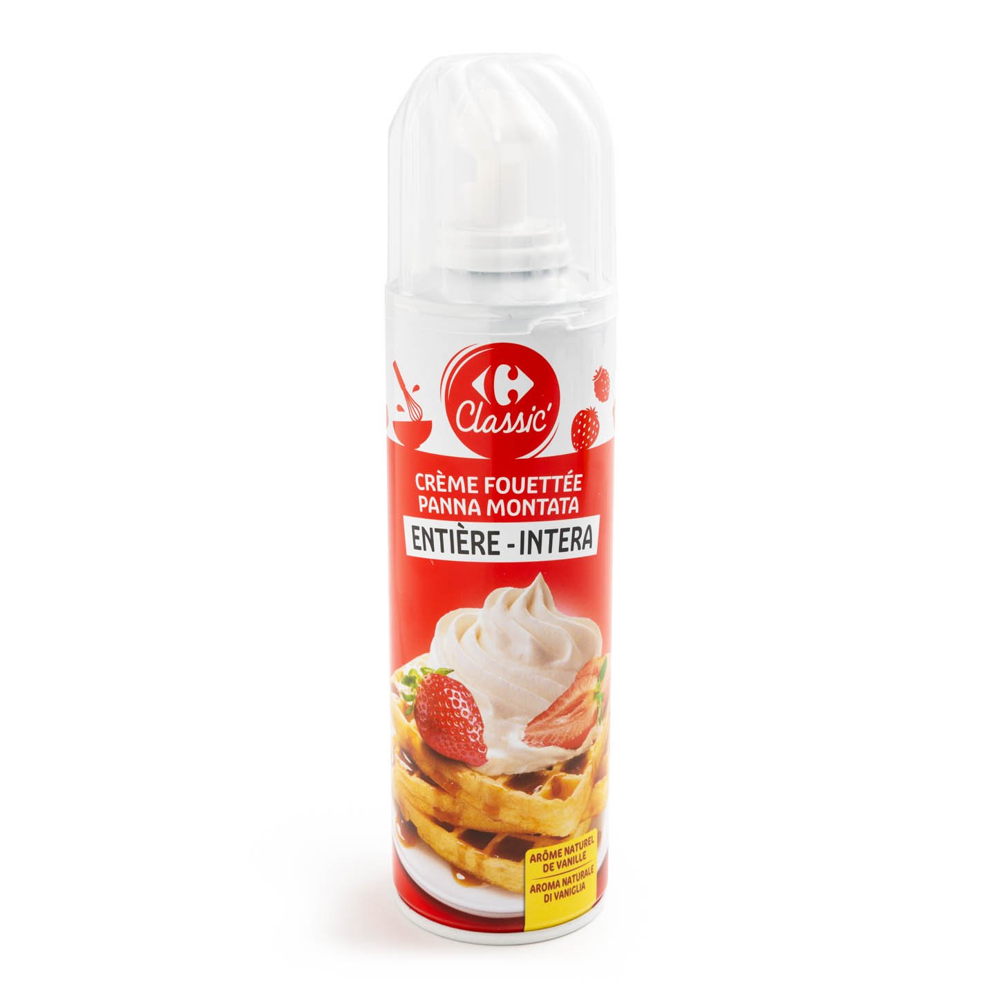 Frișcă spray, 28% grăsime Carrefour Classic 250g