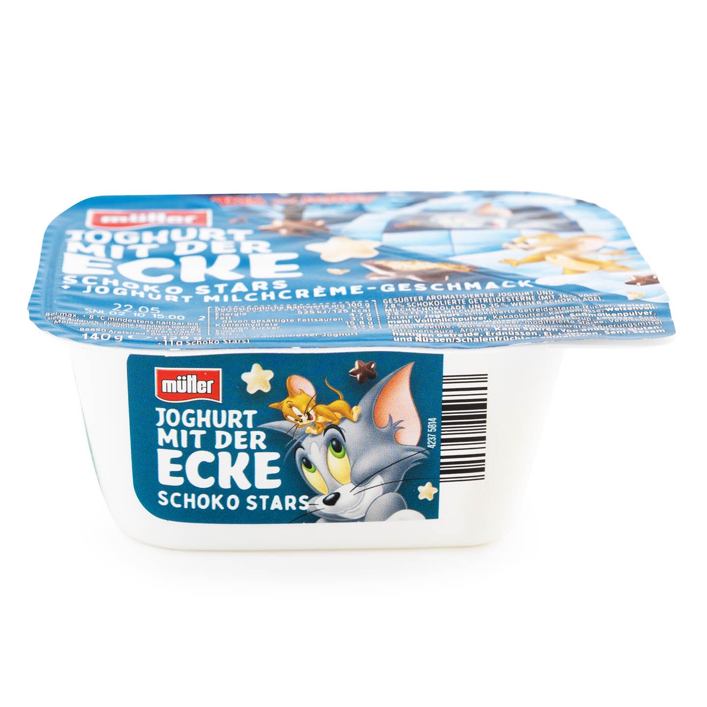 Iaurt cu steluțe de ciocolată Tom&Jerry Müller 140g