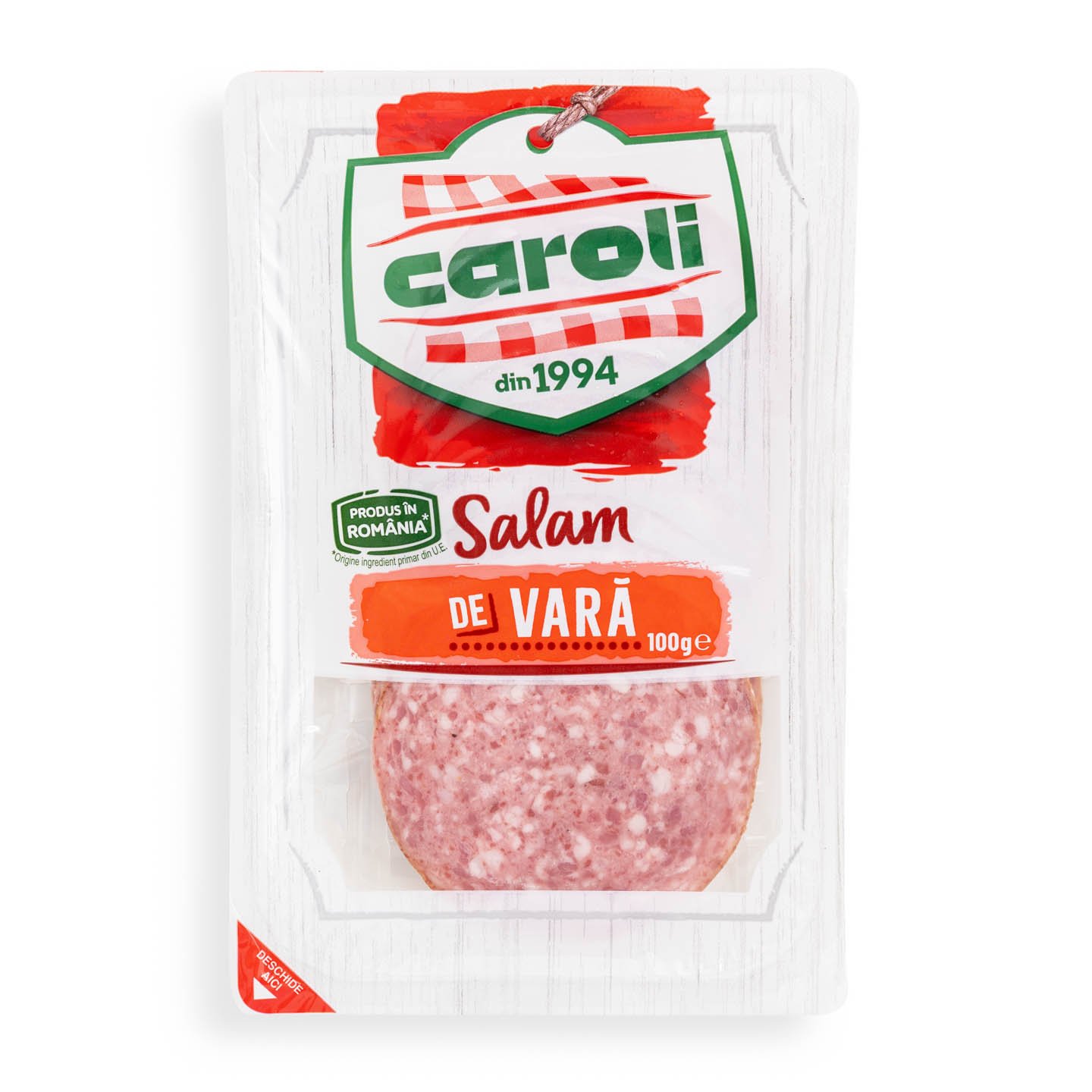 Salam de vară feliat Caroli 100 g