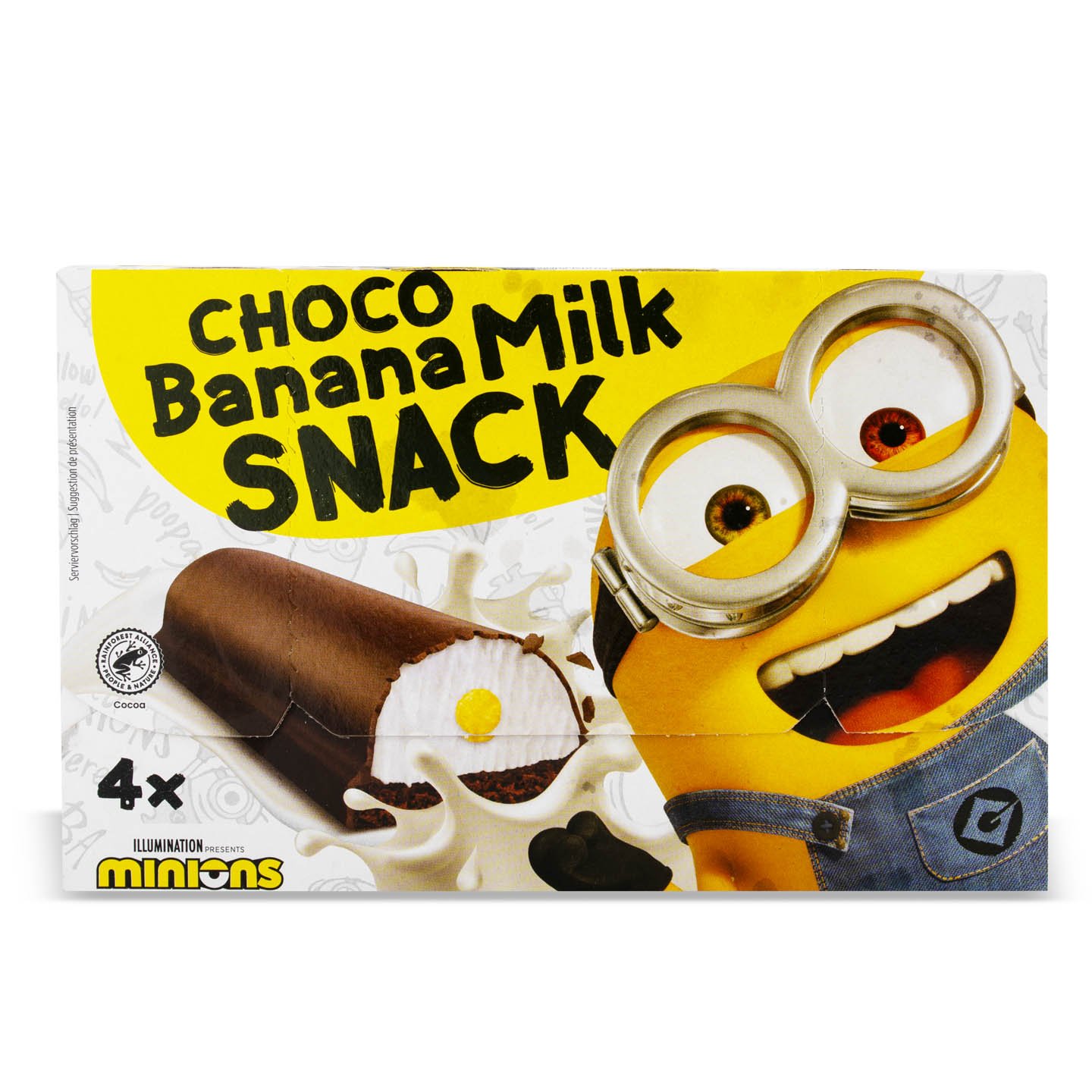 Snack Choco Banana Milk Minions 4x27g