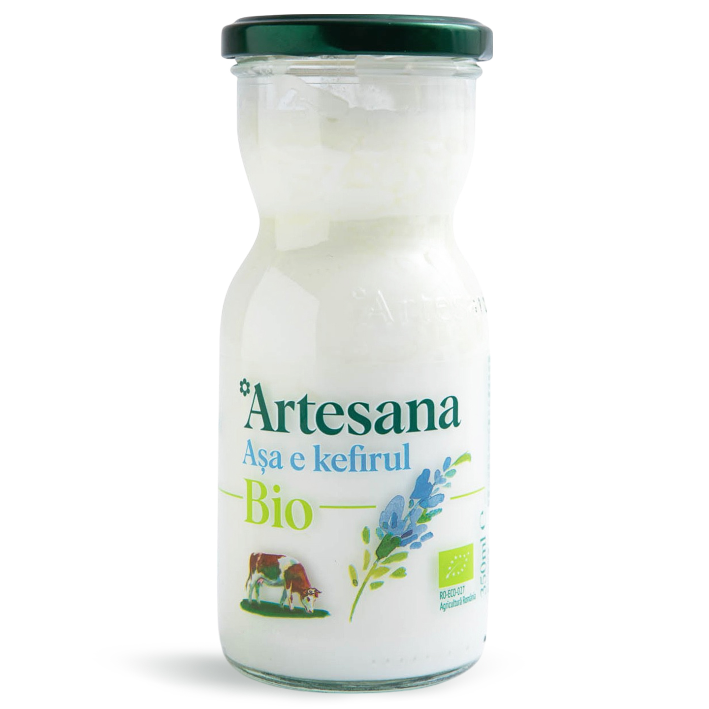 Kefir ecologic din lapte de vacă Artesana 350ml 