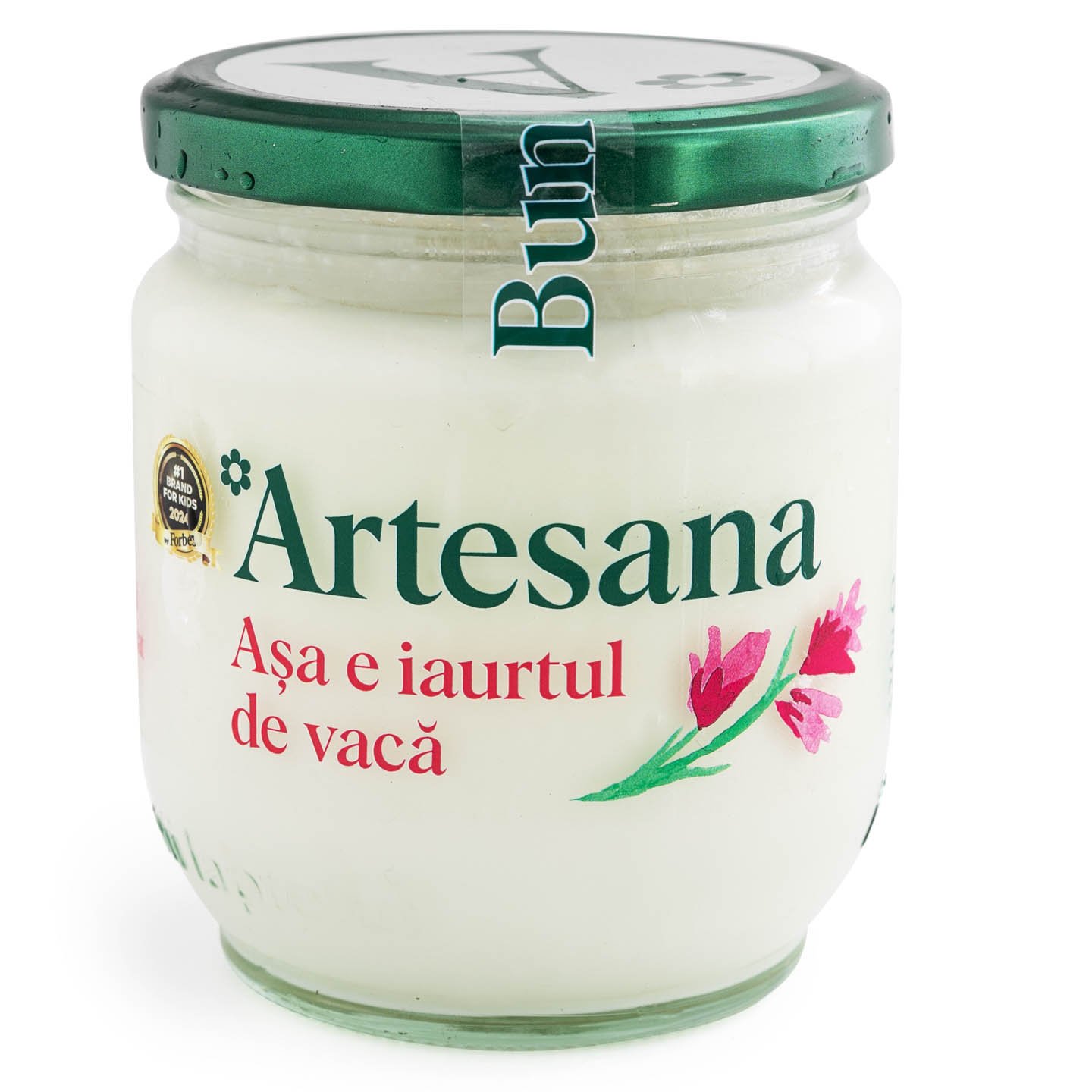 Iaurt natural din lapte de vacă, 3.5% grăsime Artesana 320g