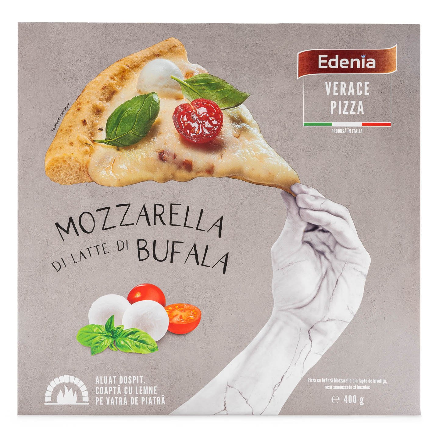 Pizza cu mozzarella Edenia 400g