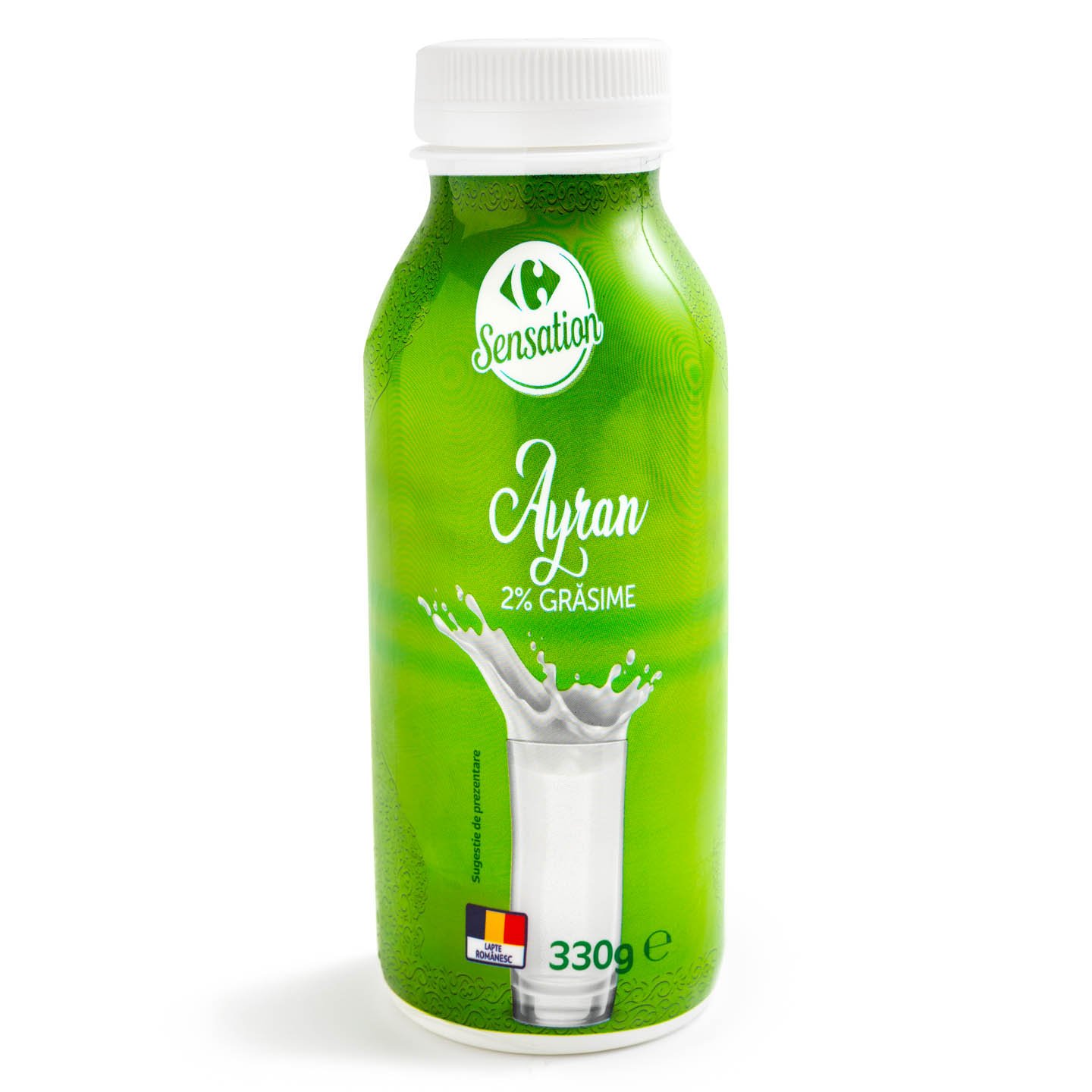 Ayran 2% grăsime Carrefour Sensation 330g