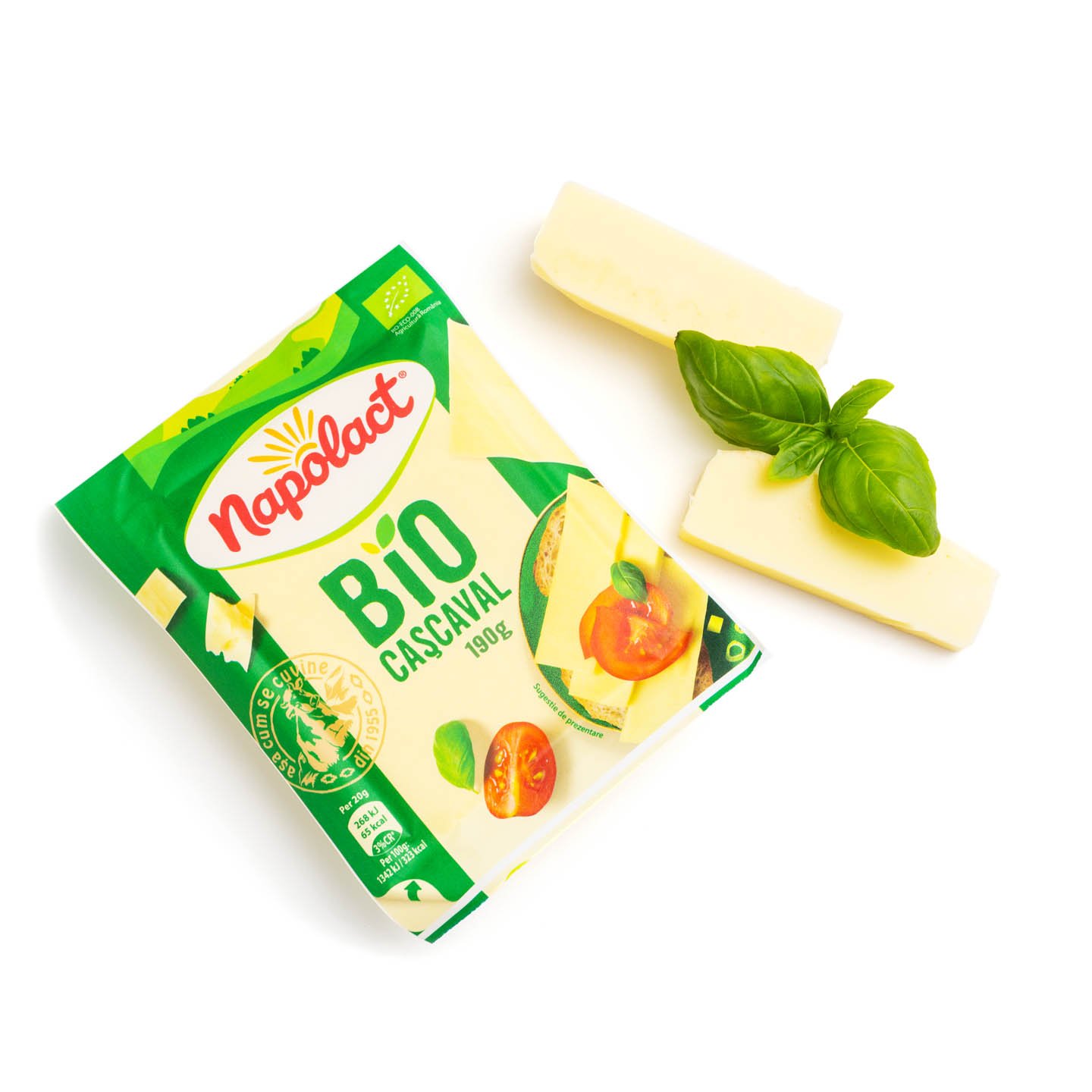 Cașcaval Bio Napolact 190g