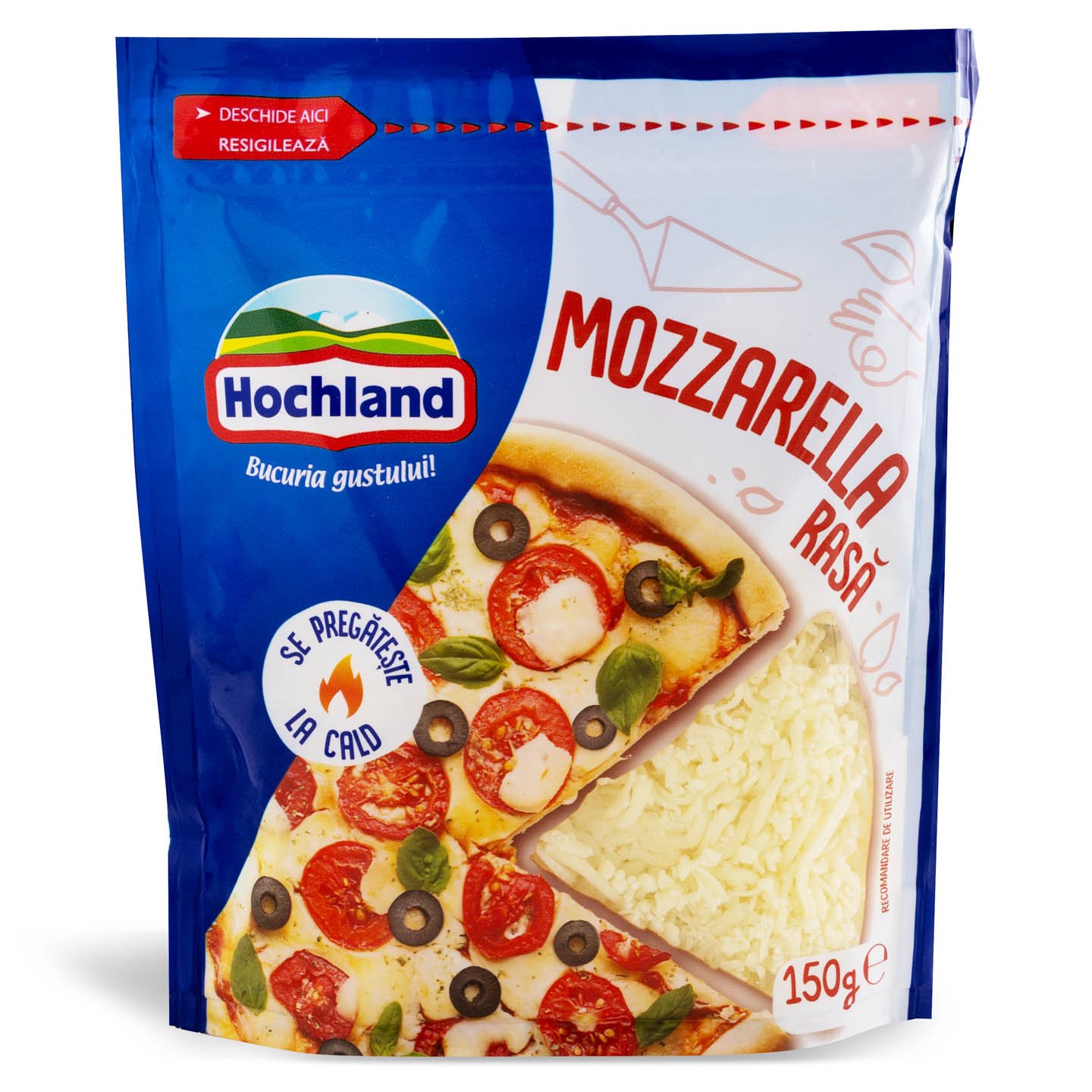 Mozzarela rasă Hochland 350g