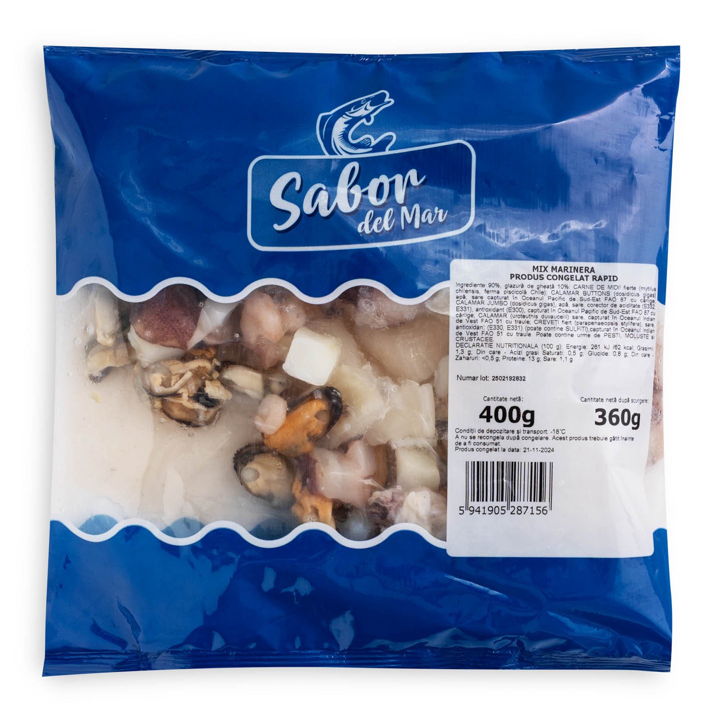 Mix fructe de mare Sabor 400g