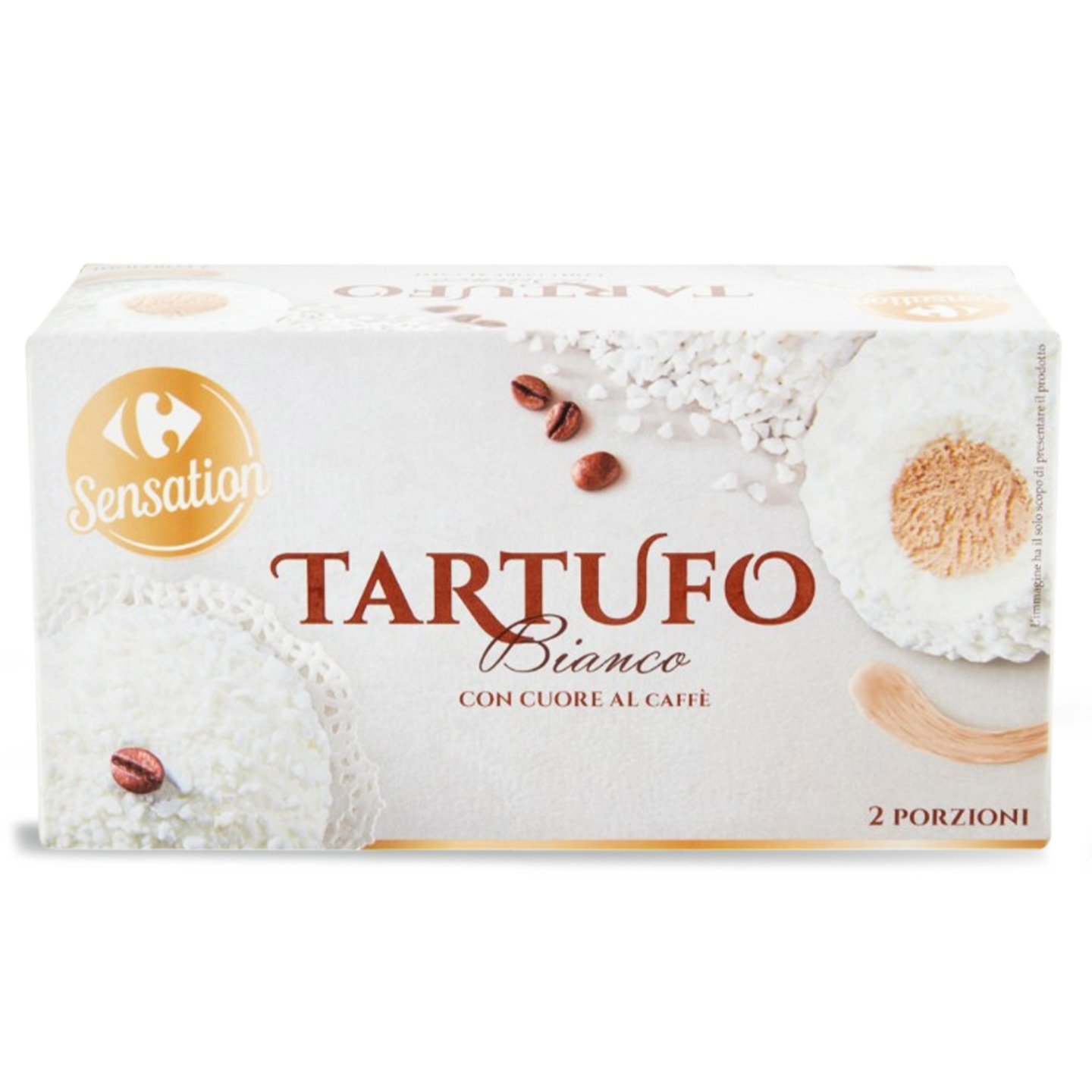 Inghetată friscă și cafea Carrefour 2x80g 