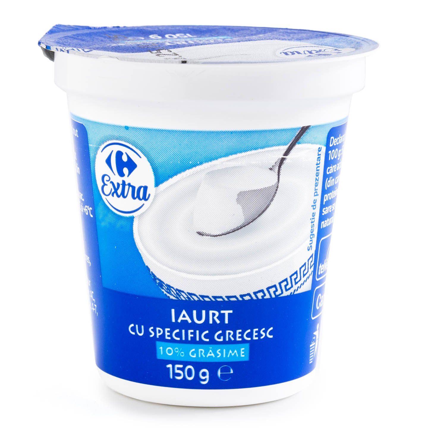 Iaurt cu specific grecesc 10% grăsime Carrefour Extra 150g